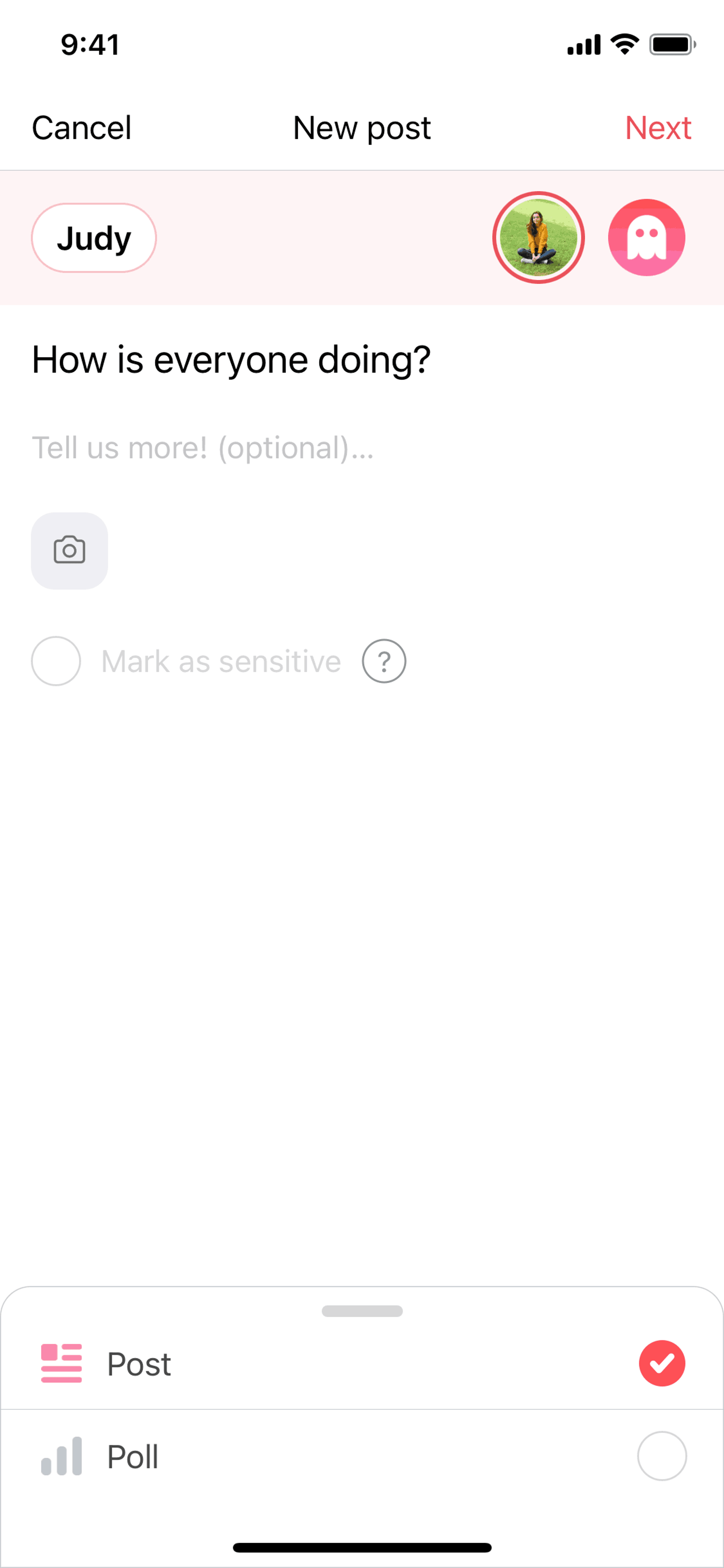 Peanut iOS Social Networking interface screenshot 11
