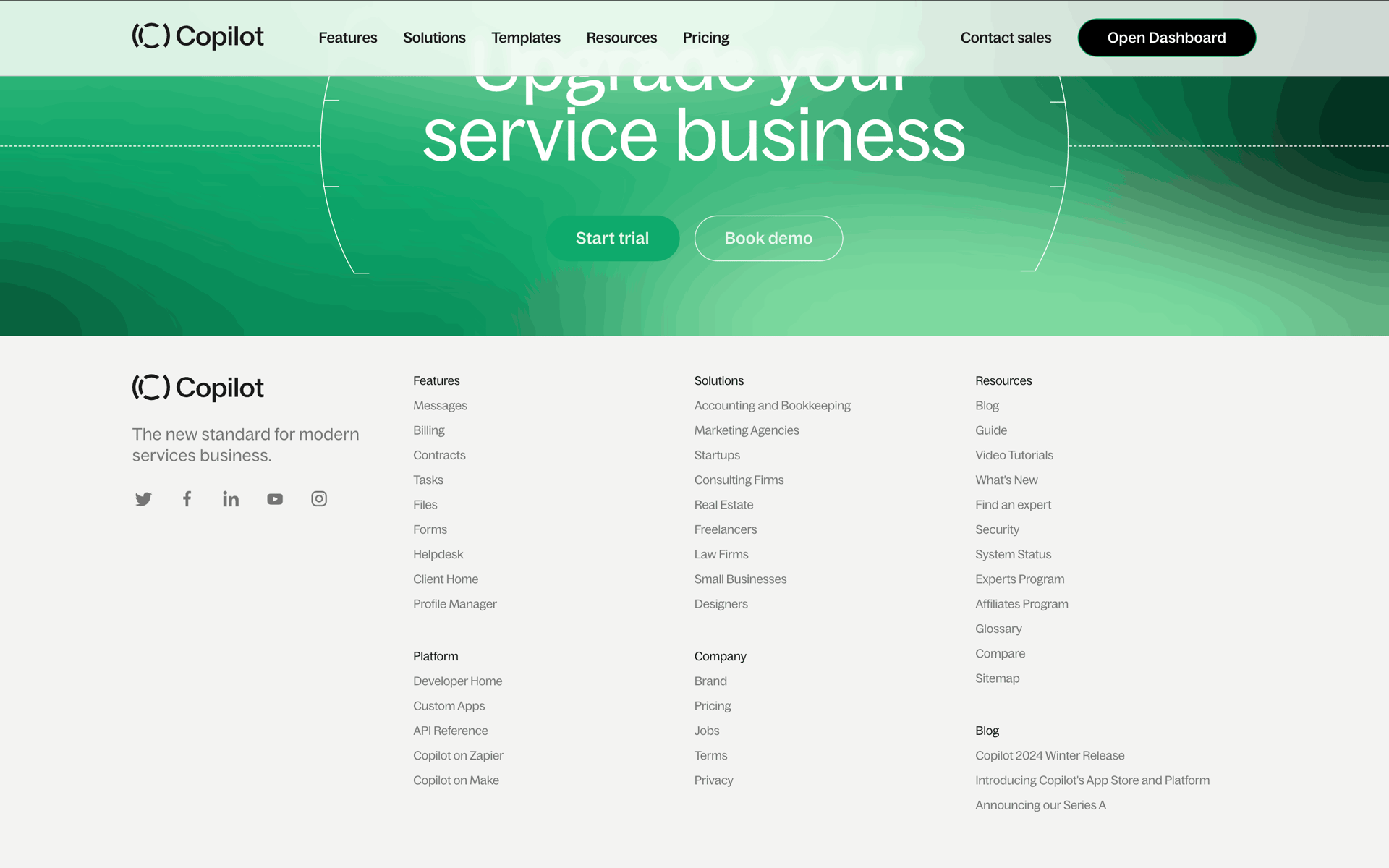 Copilot Web Business interface screenshot 3