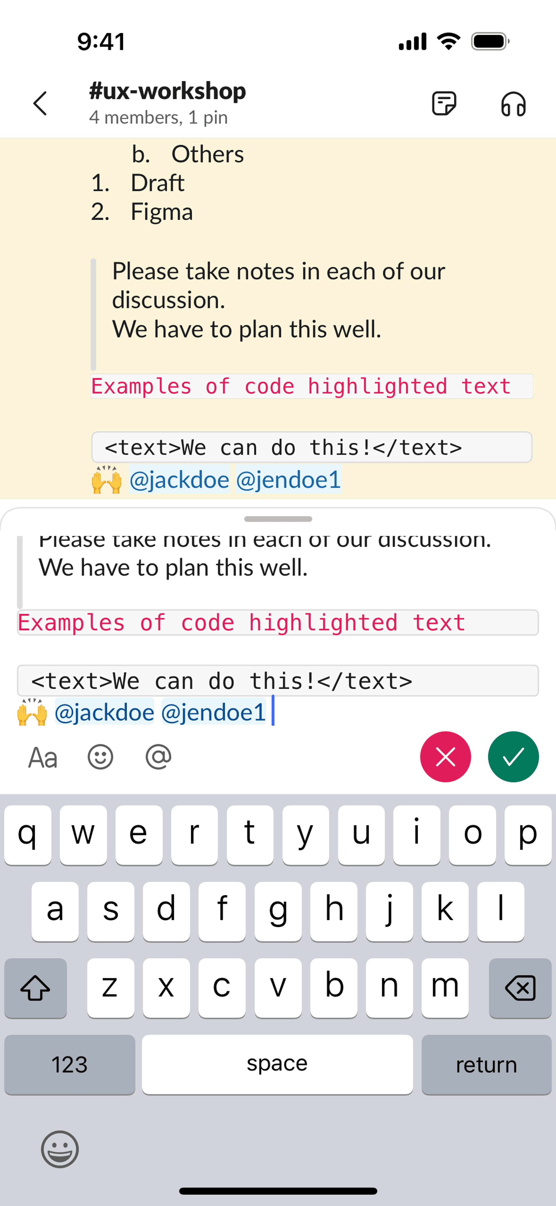 Slack iOS Business interface screenshot 24