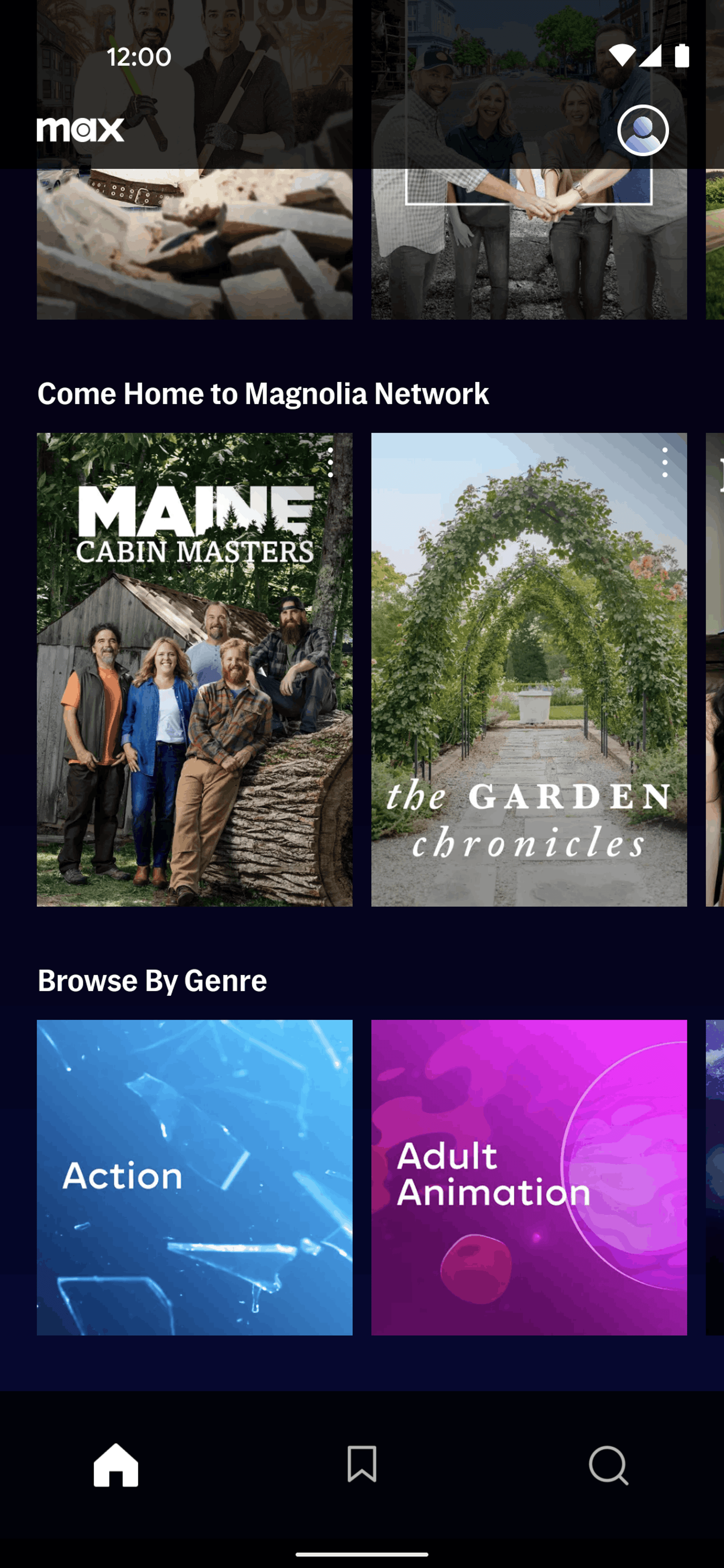 Max Android Entertainment interface screenshot 20