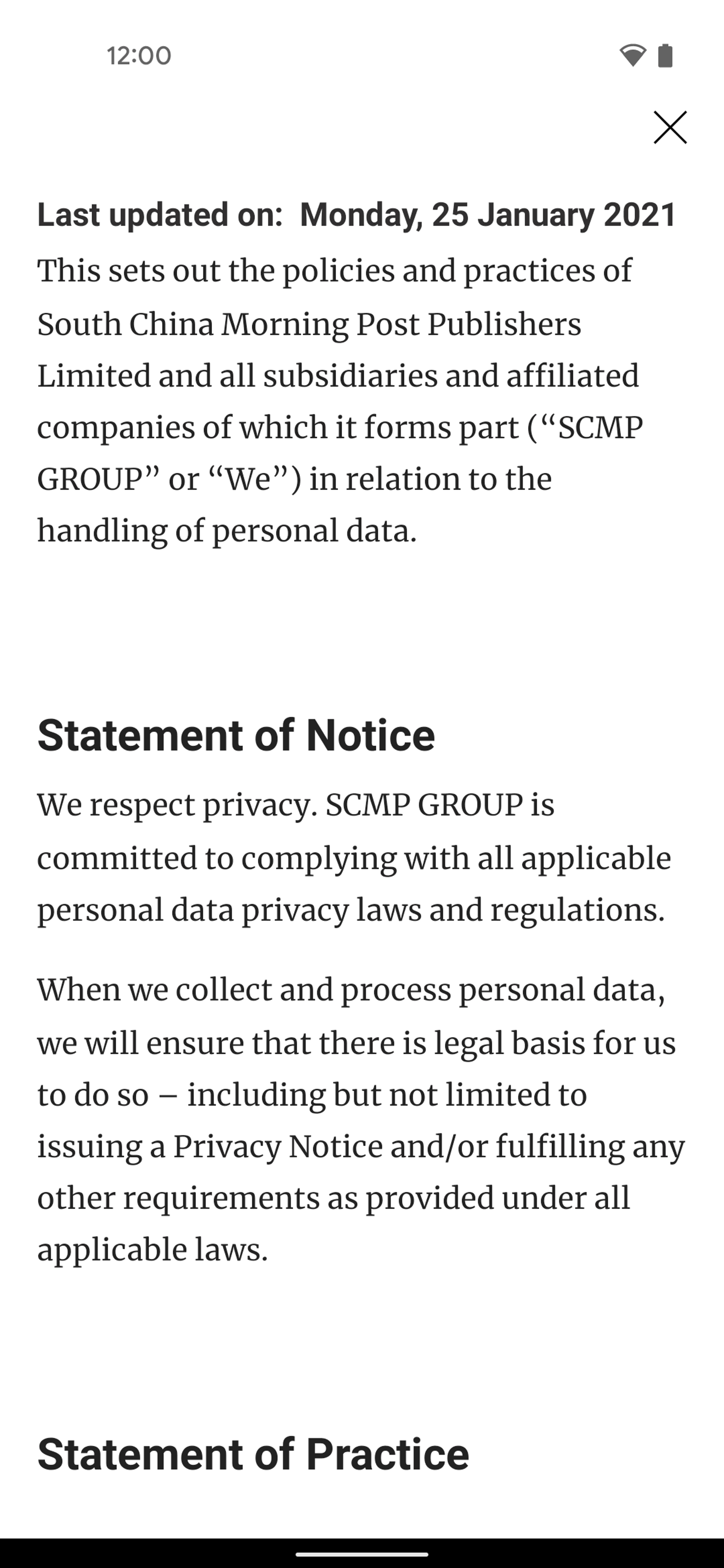 South China Morning Post Android News interface screenshot 24