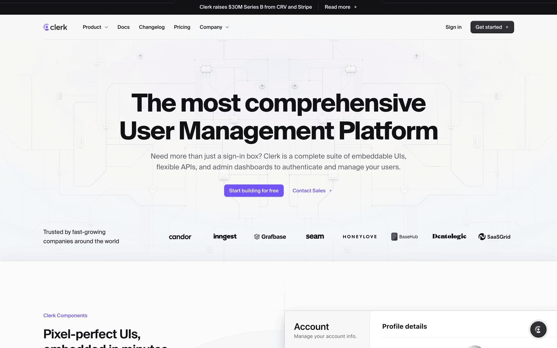 Clerk Web Developer Tools interface screenshot 6