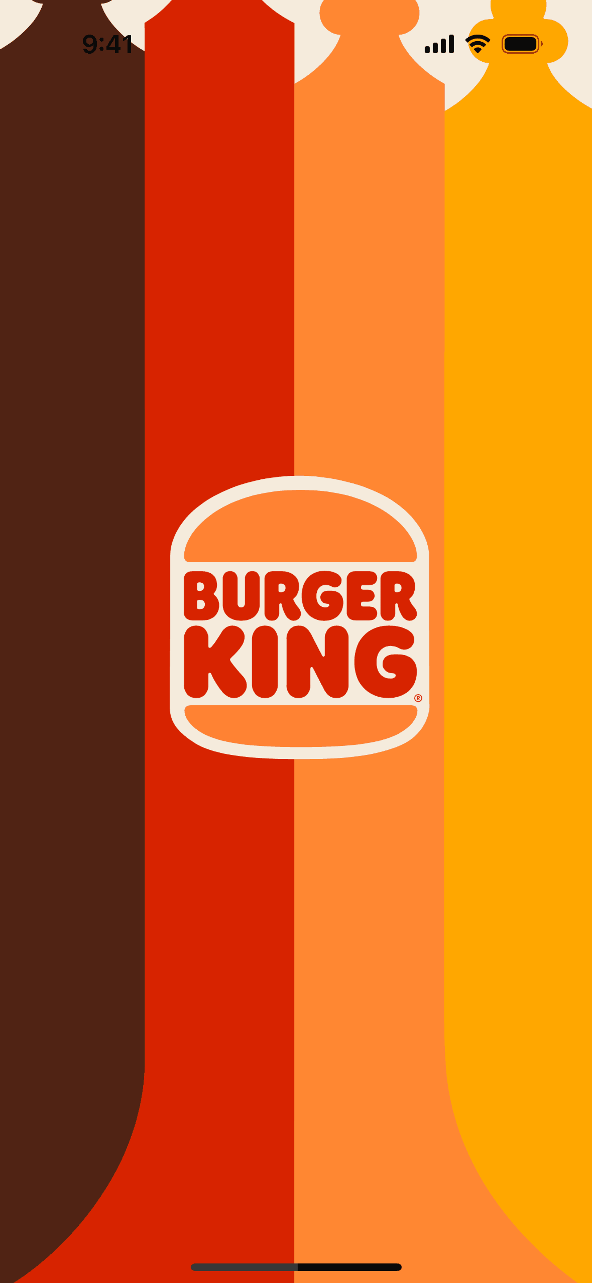 Burger King iOS Food & Drink interface screenshot 3