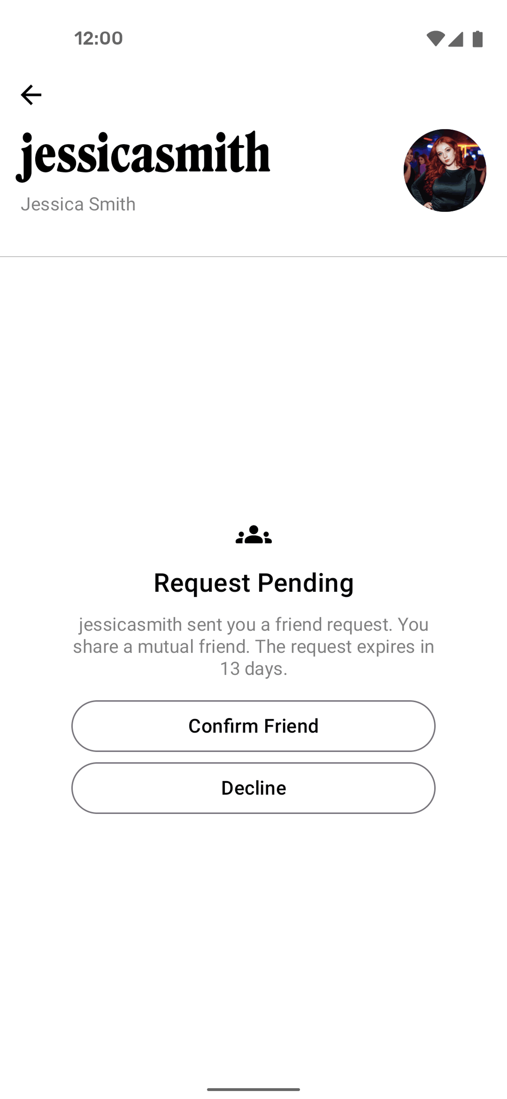 Retro Android Social Networking interface screenshot 23
