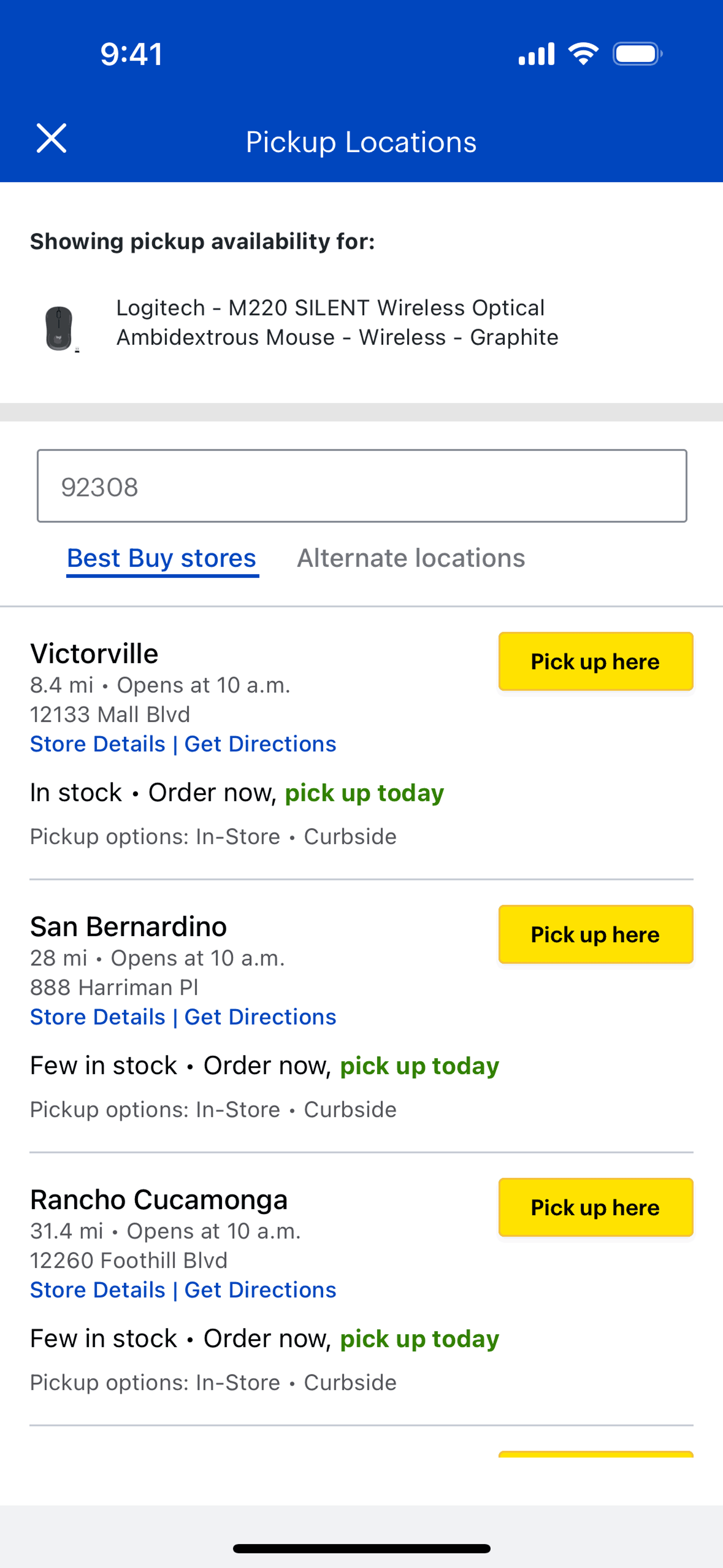 Best Buy iOS Shopping interface screenshot 19