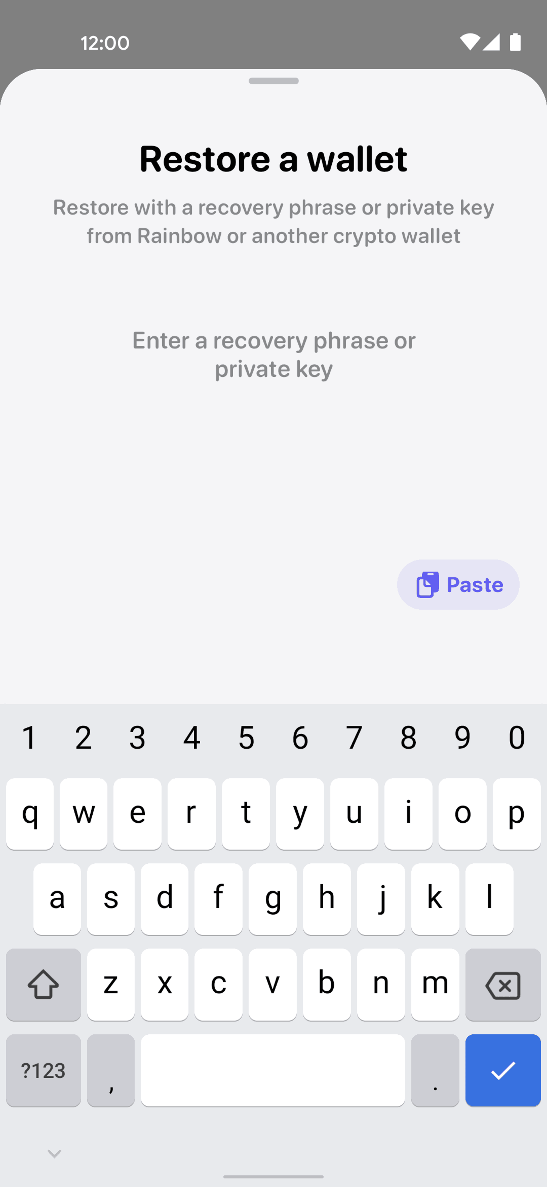 Rainbow Android Finance interface screenshot 10