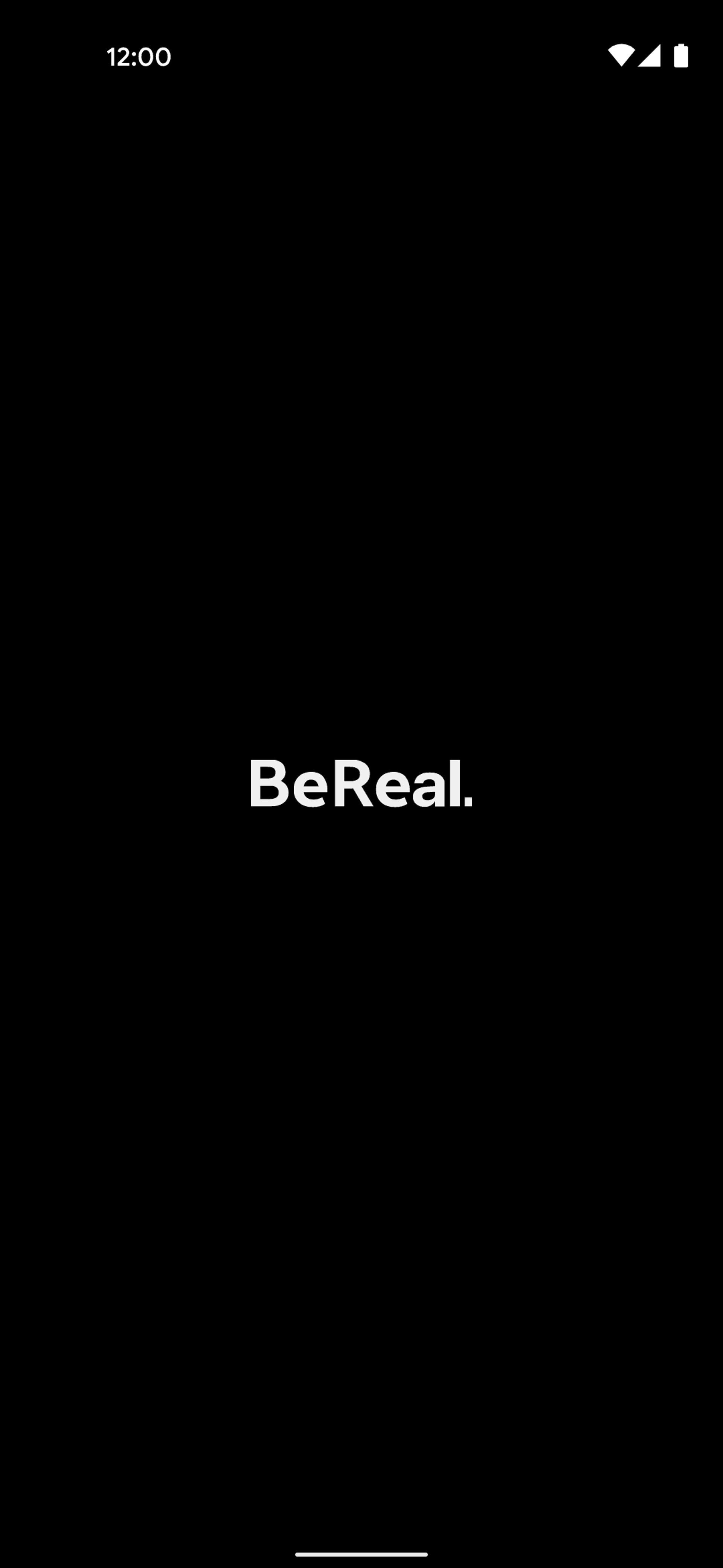 BeReal. Android Social Networking interface screenshot 1