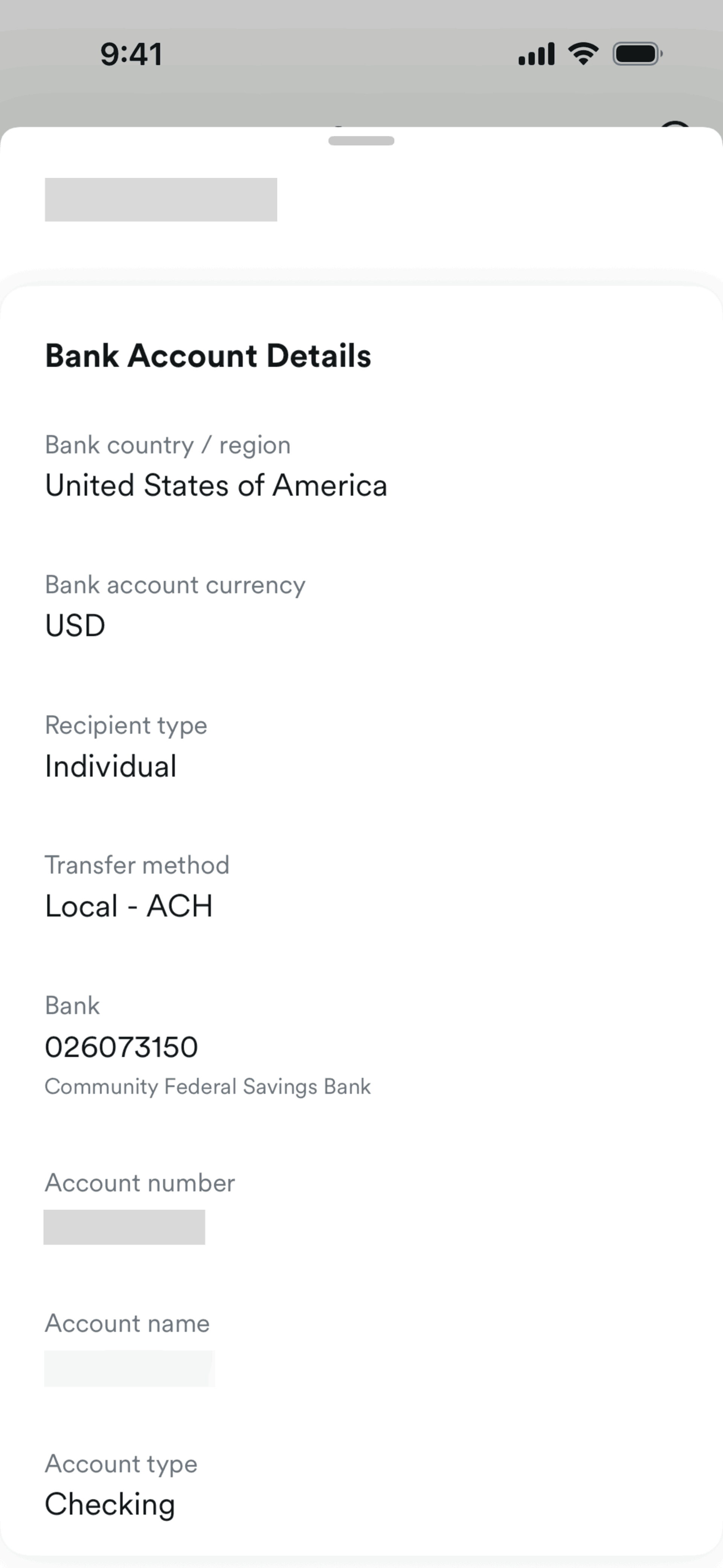 Airwallex iOS Finance interface screenshot 17