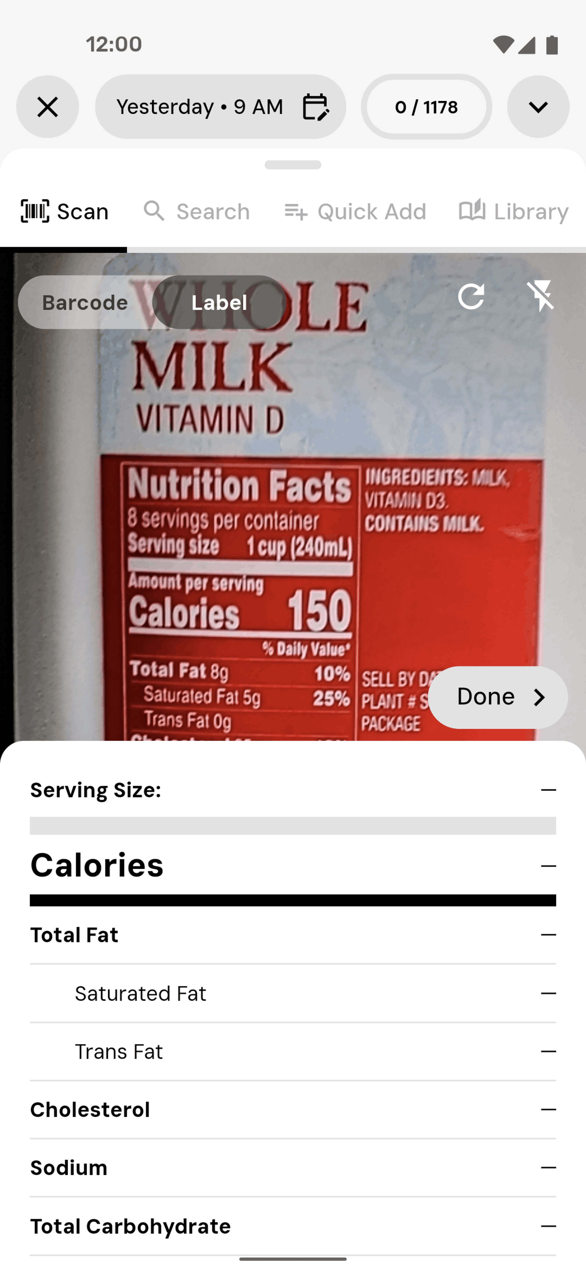 MacroFactor Android Health & Fitness interface screenshot 20