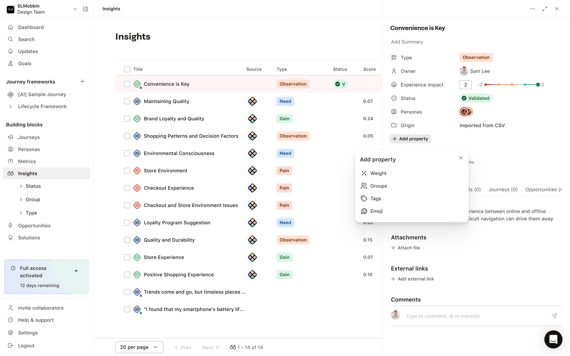 TheyDo Web Business interface screenshot 20