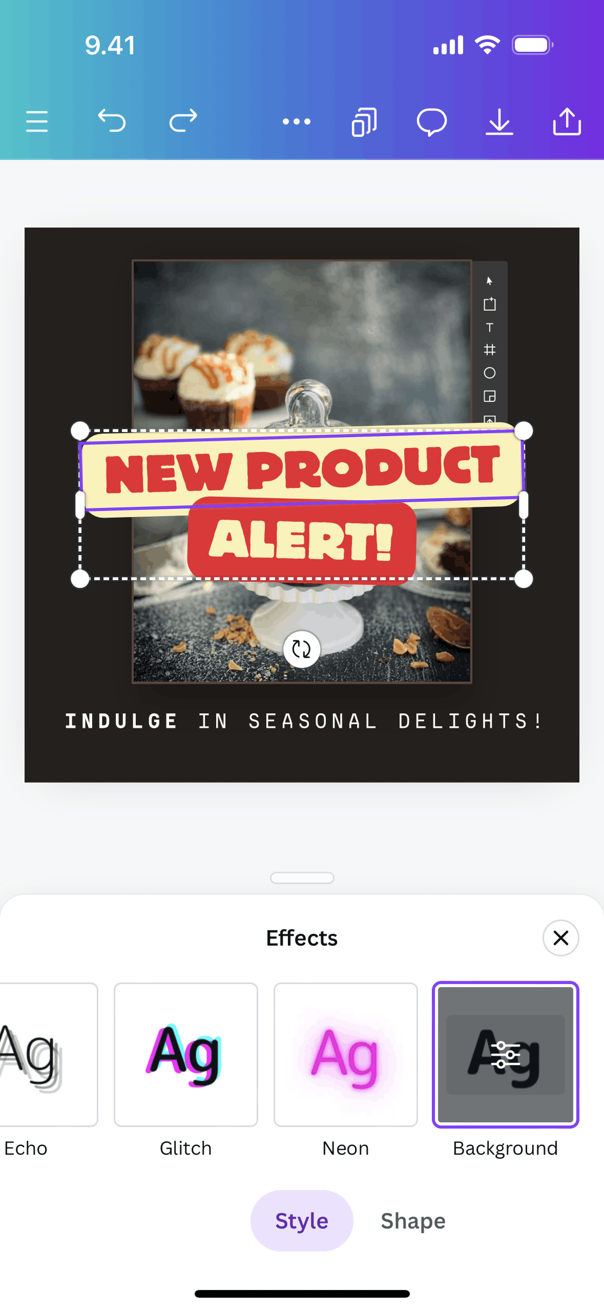 Canva iOS Photo & Video interface screenshot 11