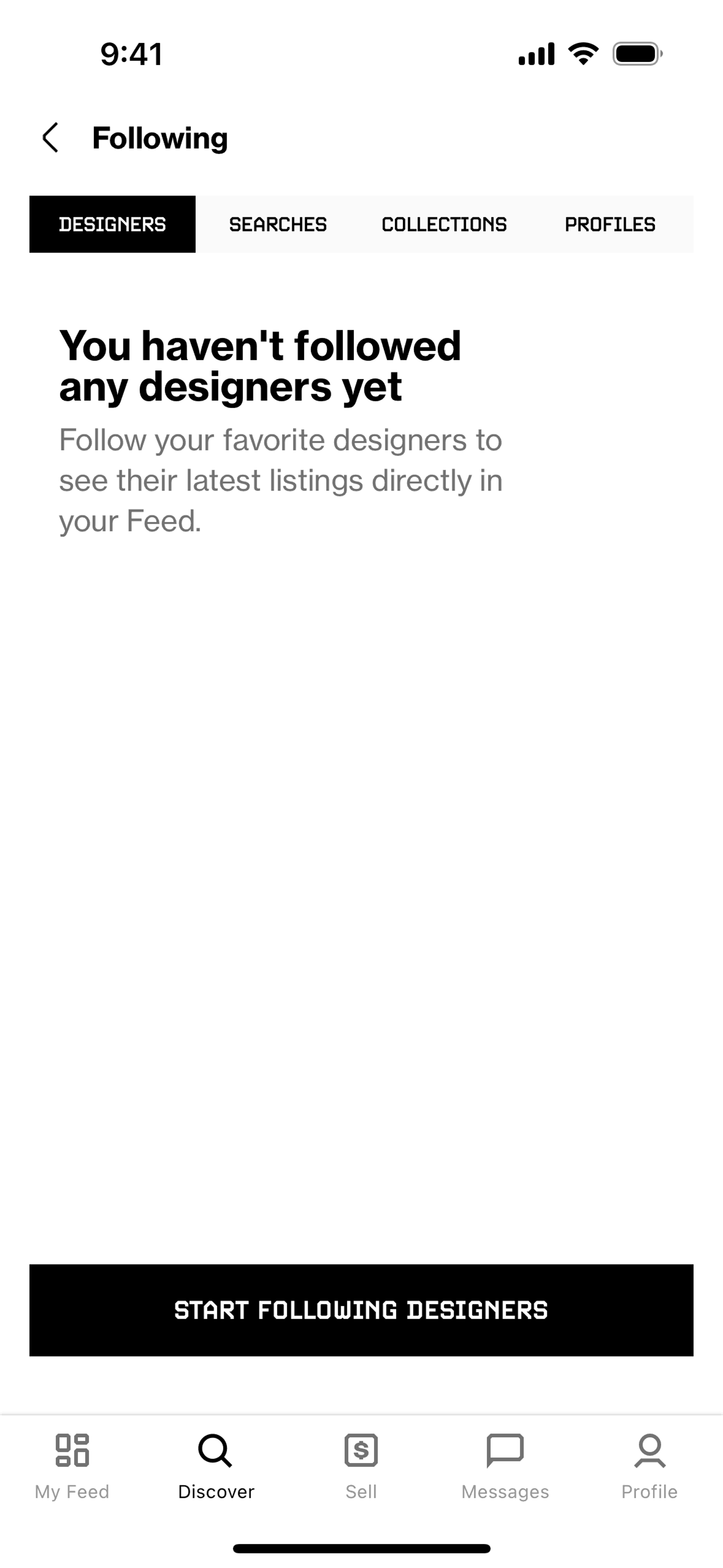Grailed iOS Shopping interface screenshot 6