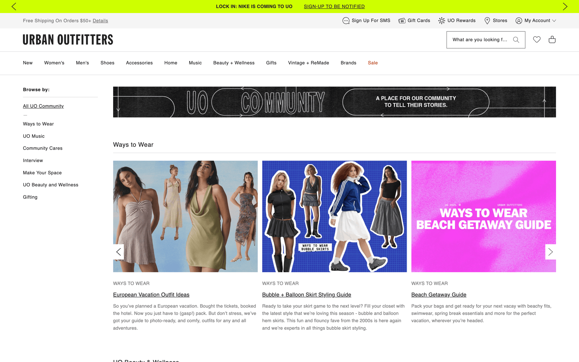 Urban Outfitters Web Shopping interface screenshot 20