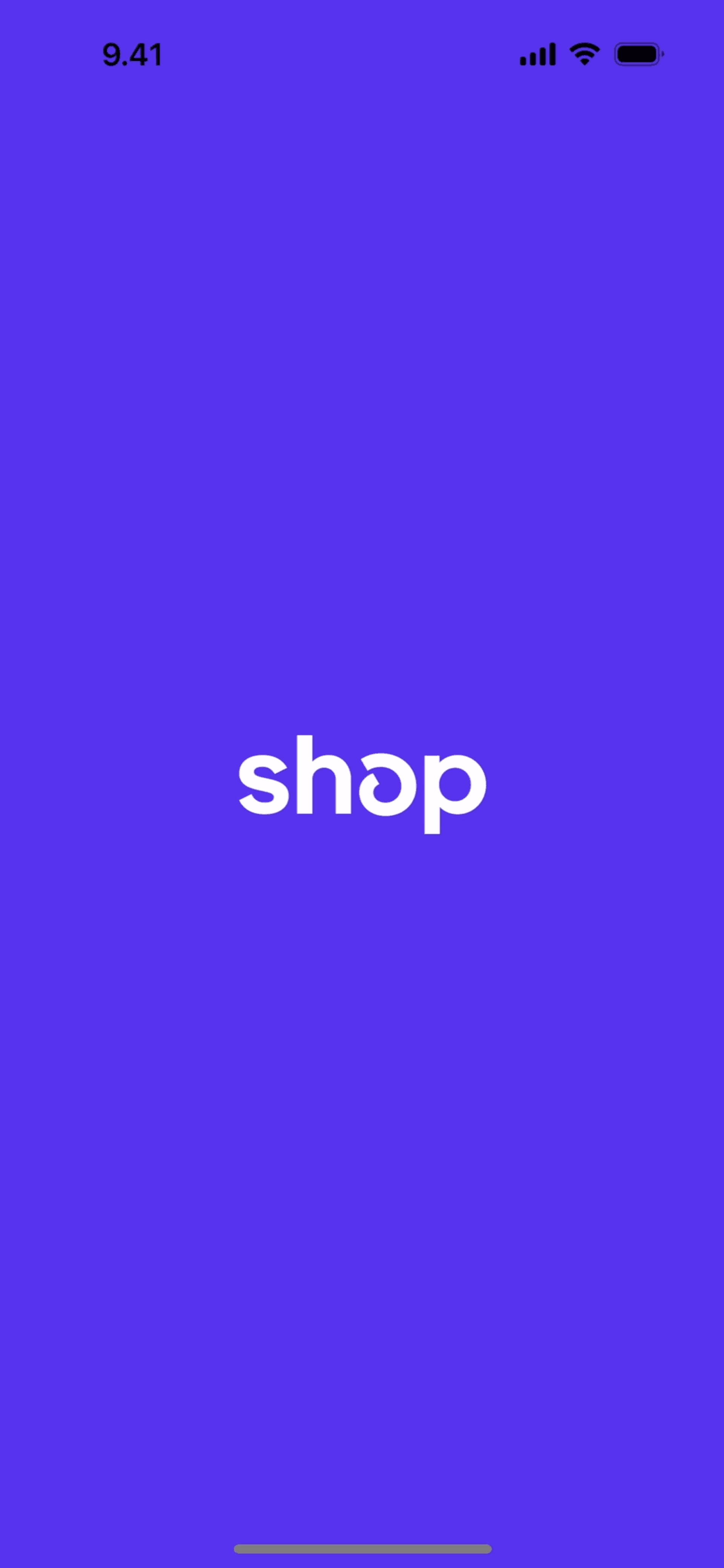 Shop iOS Shopping interface screenshot 1
