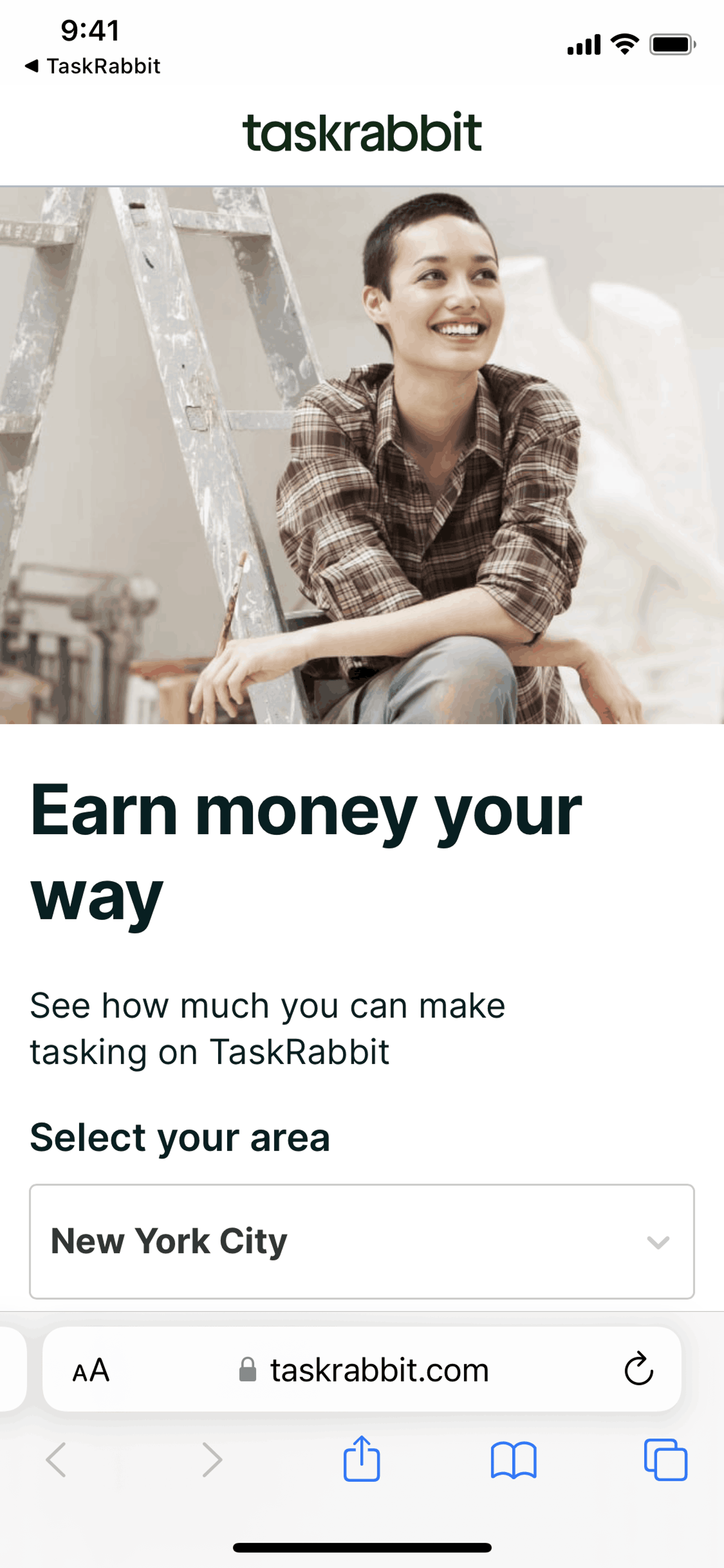 TaskRabbit iOS Lifestyle interface screenshot 14