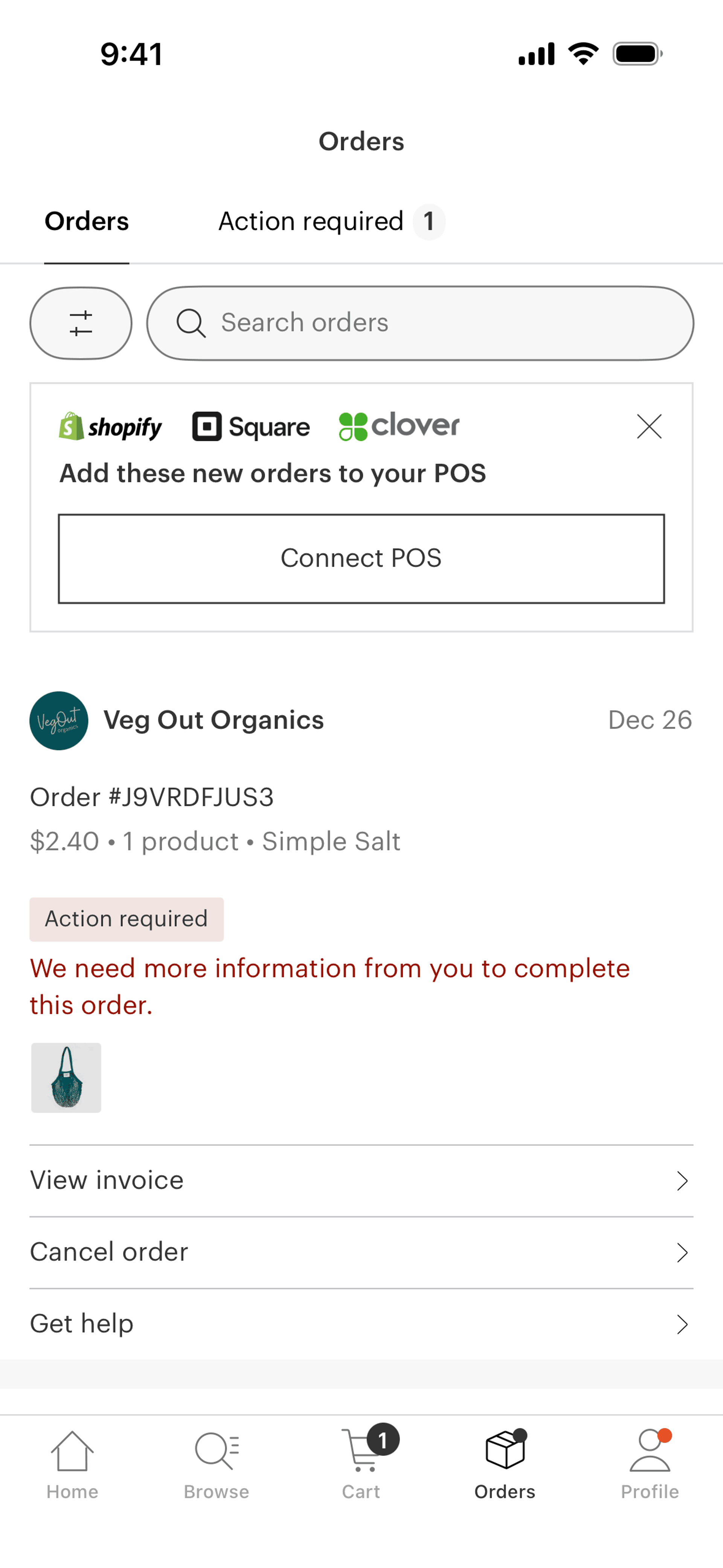Faire Wholesale iOS Shopping interface screenshot 9
