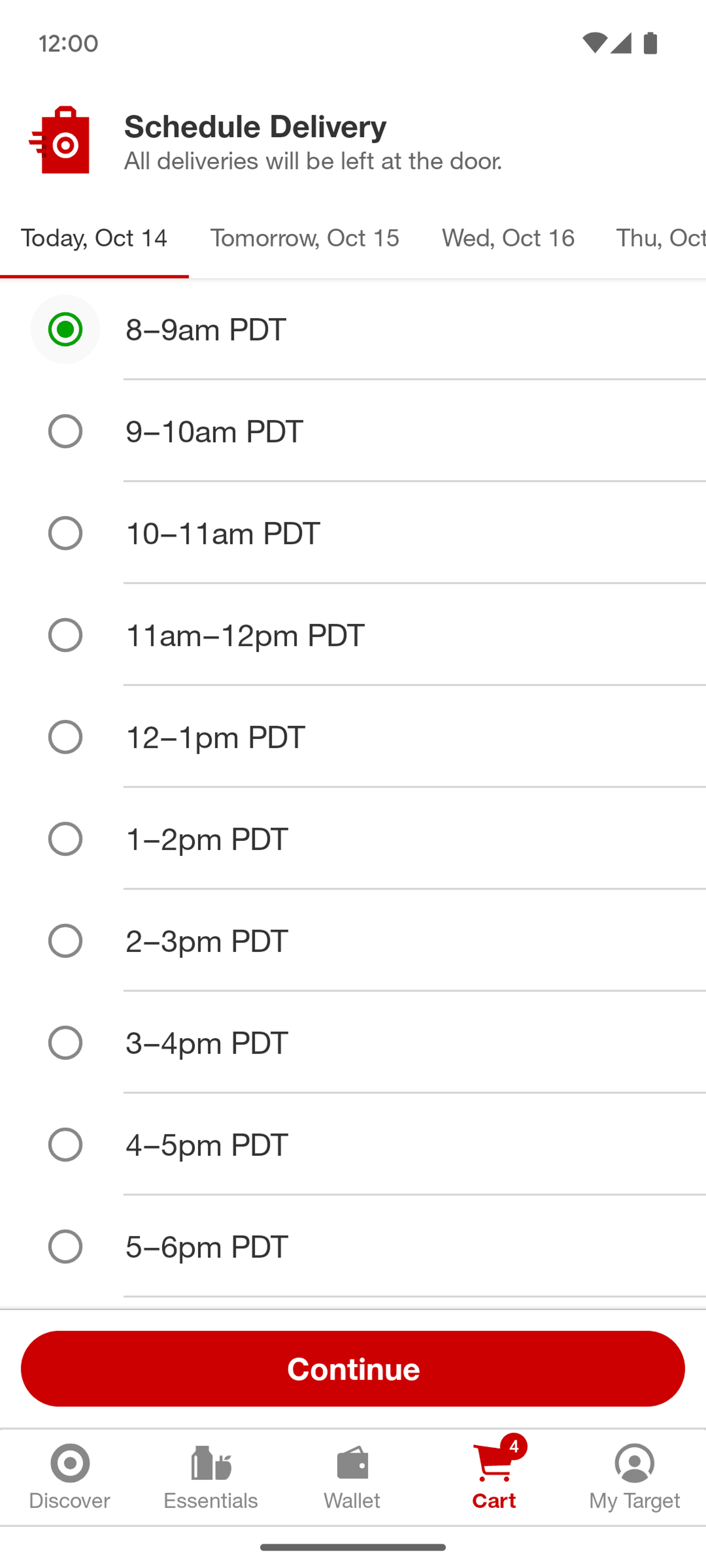 Target Android Shopping interface screenshot 16