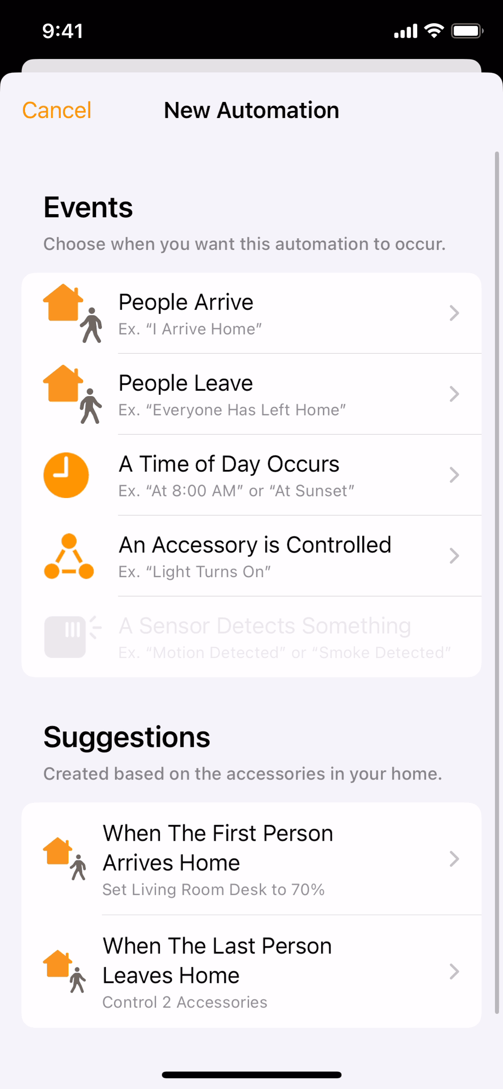 Apple Home iOS Lifestyle interface screenshot 7