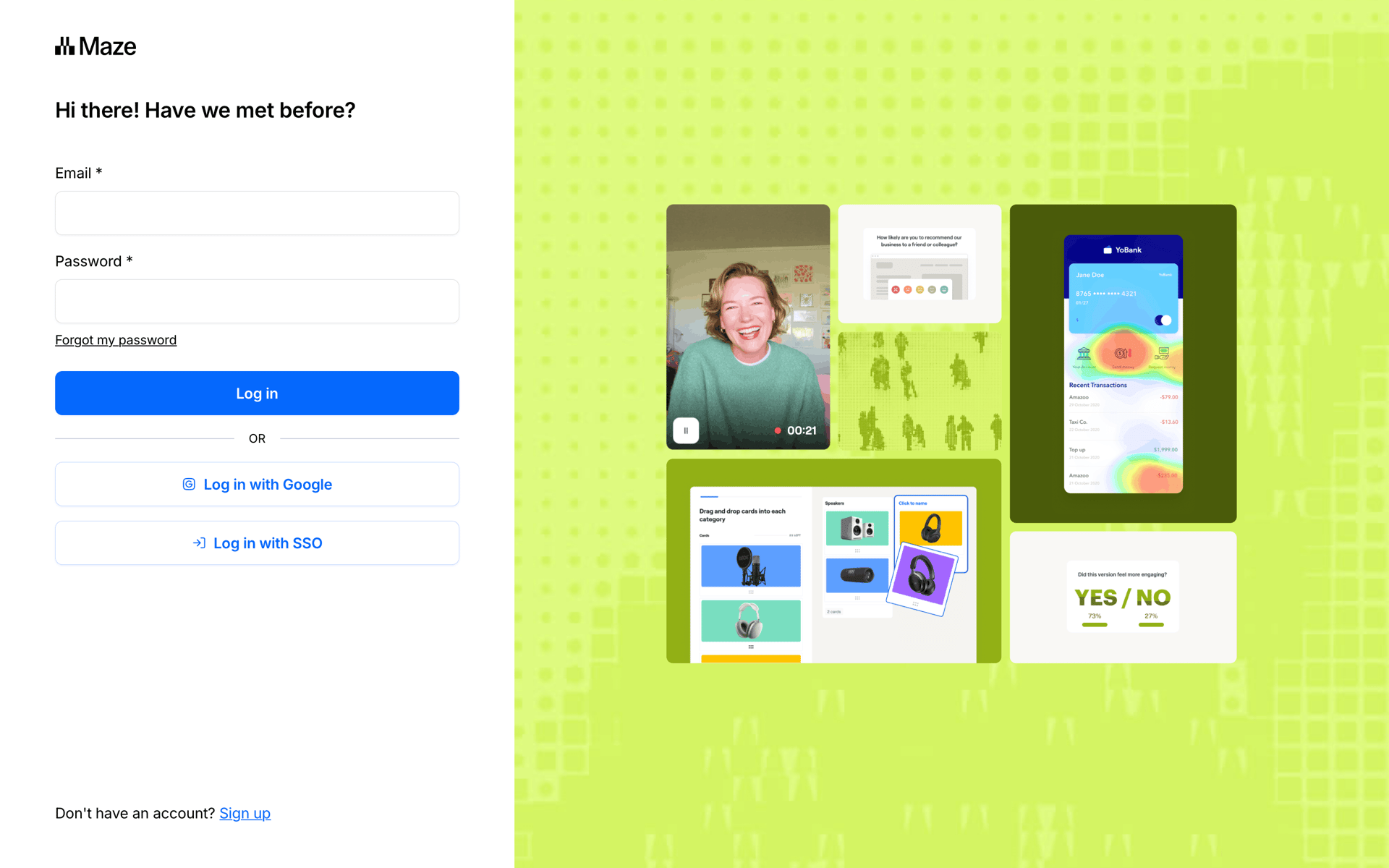 Maze Web Business interface screenshot 8