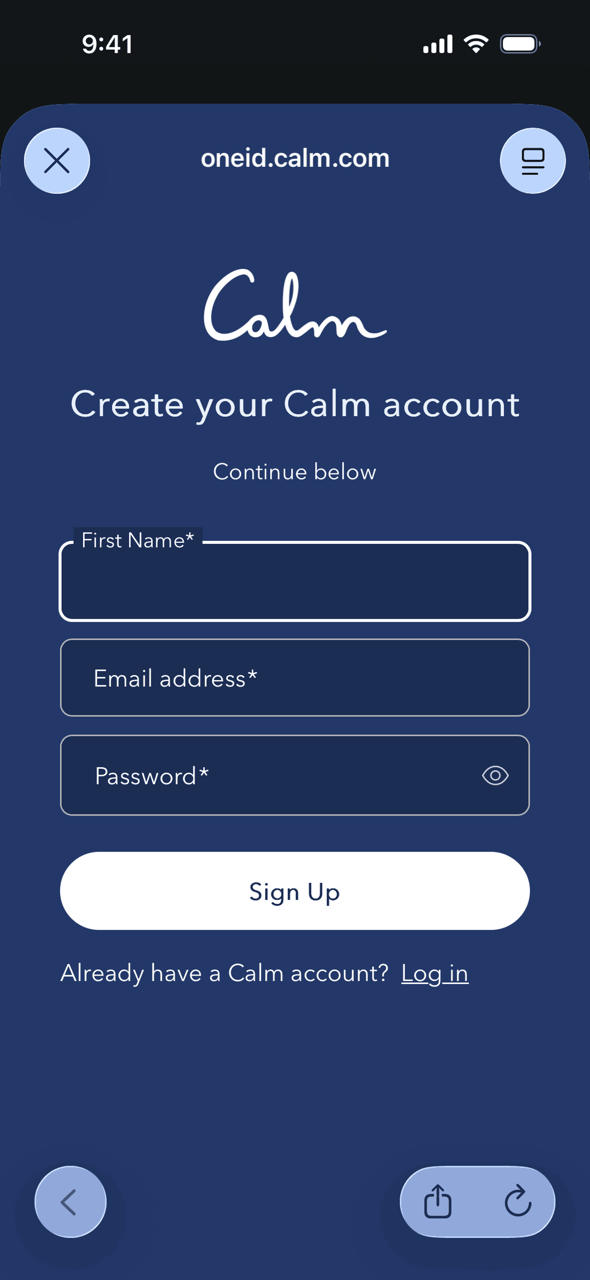 Calm Sleep iOS Health & Fitness interface screenshot 16