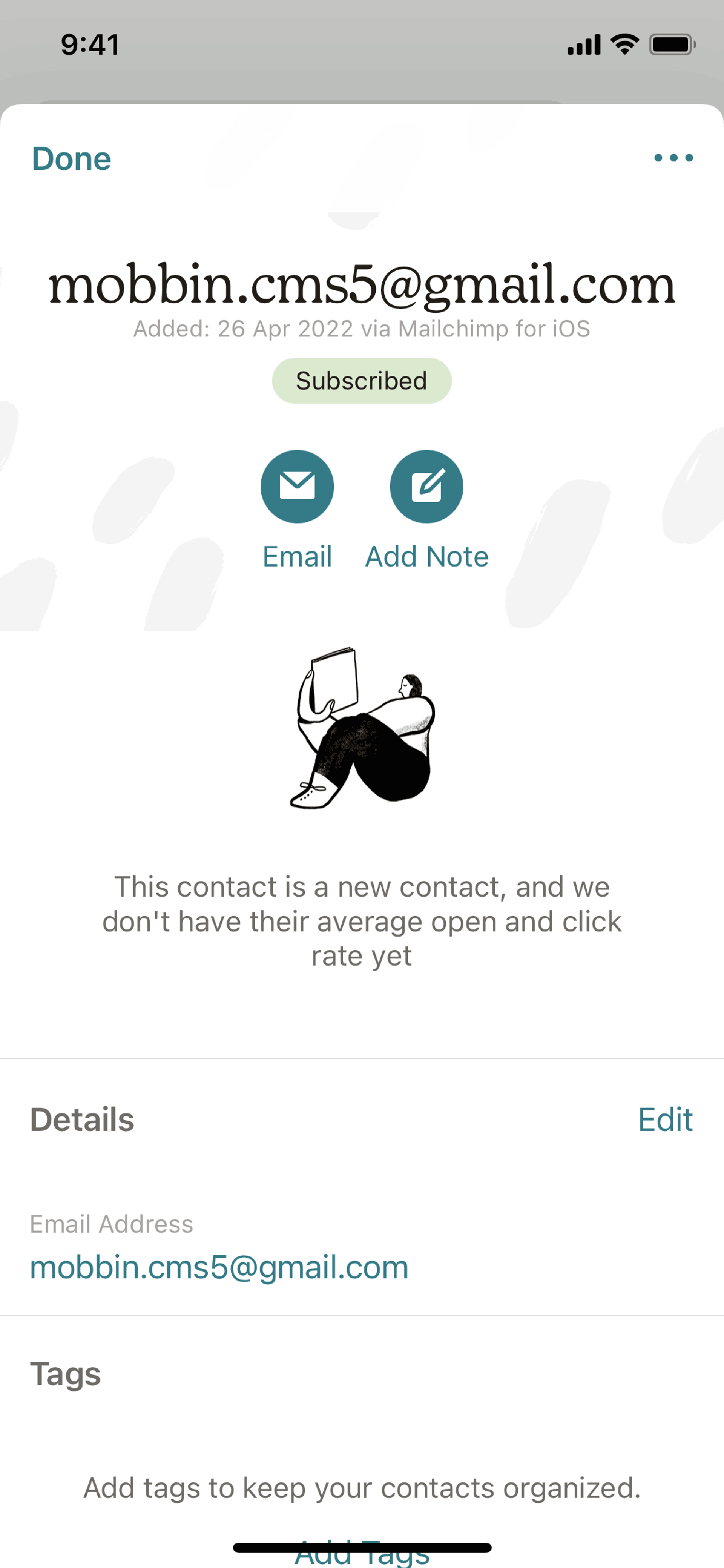 Mailchimp iOS Business interface screenshot 7