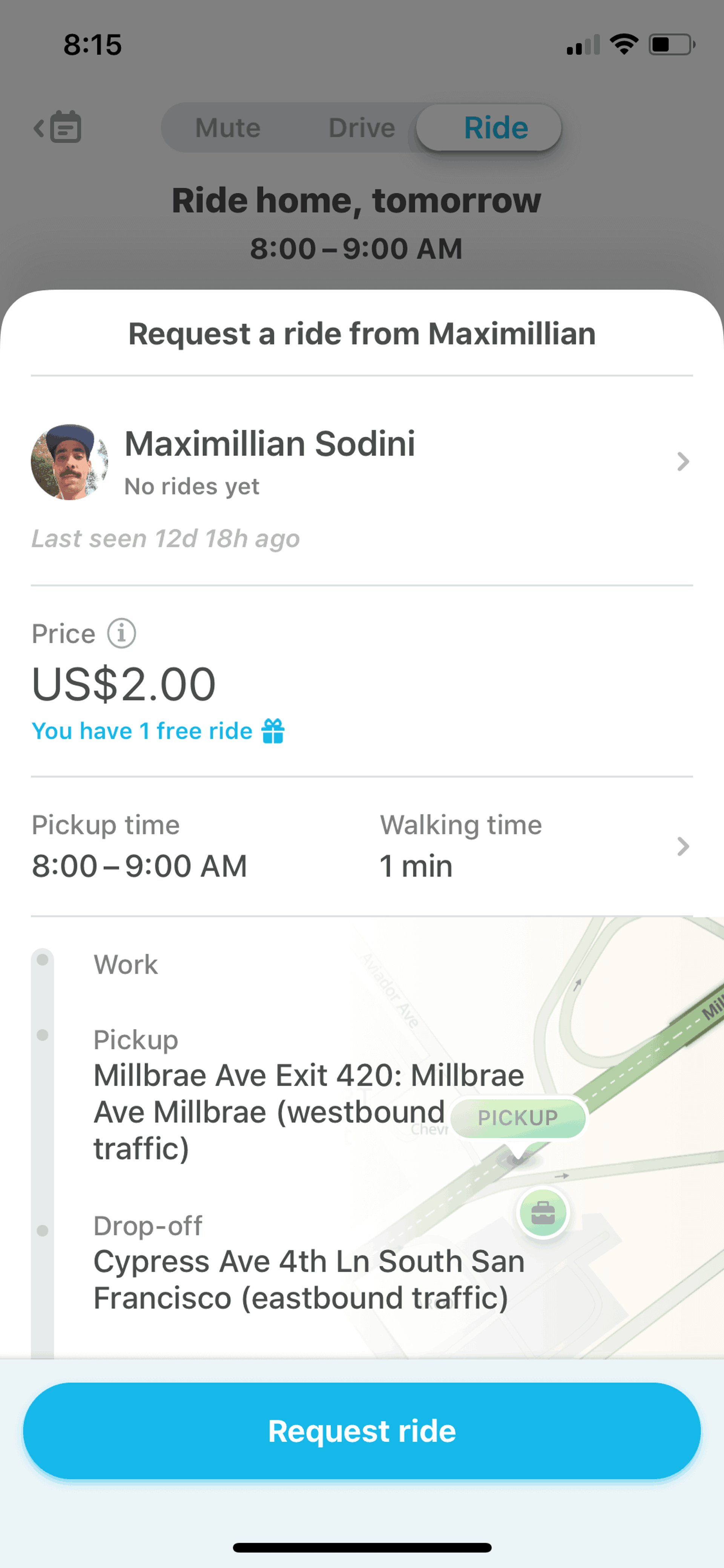 Waze Carpool iOS Maps & Navigation interface screenshot 20