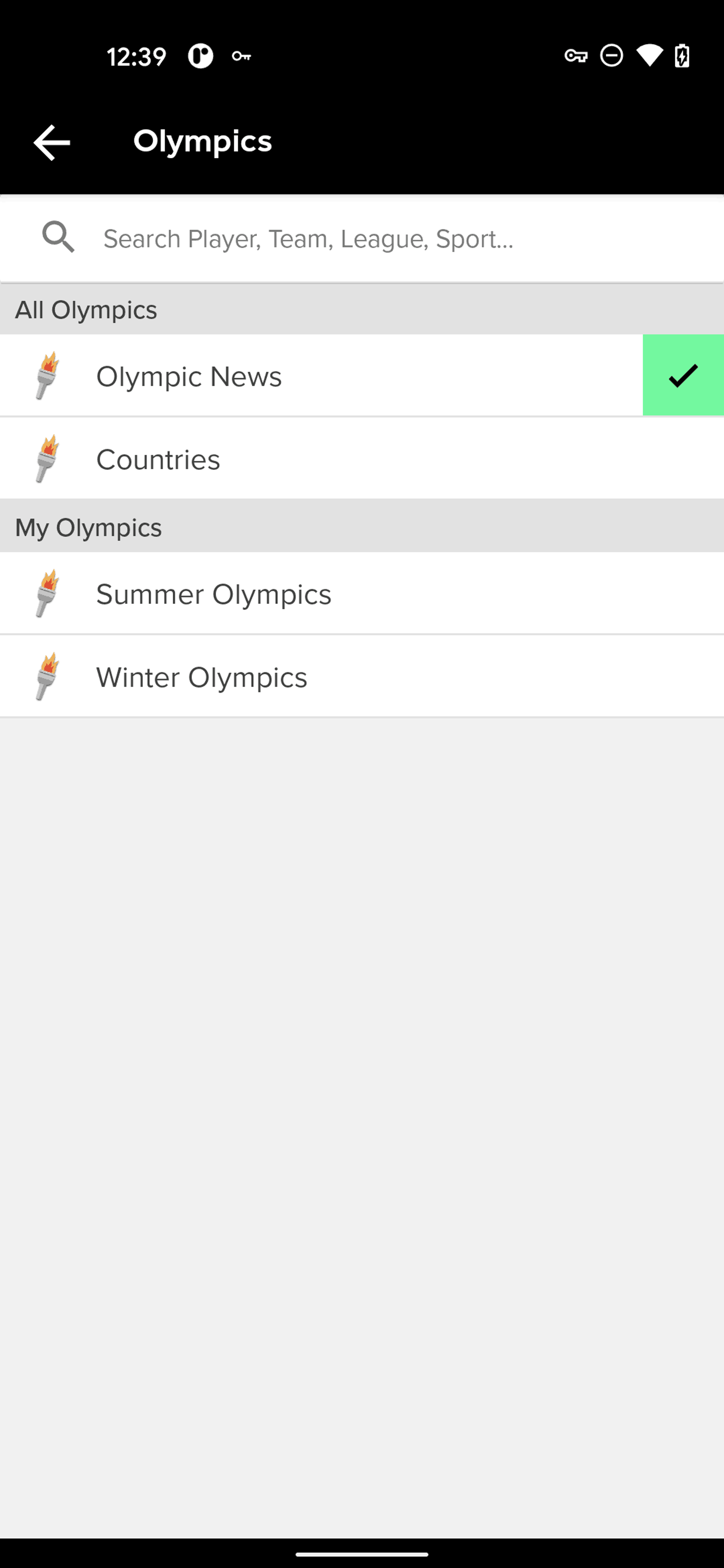 Bleacher Report Android Sports interface screenshot 7