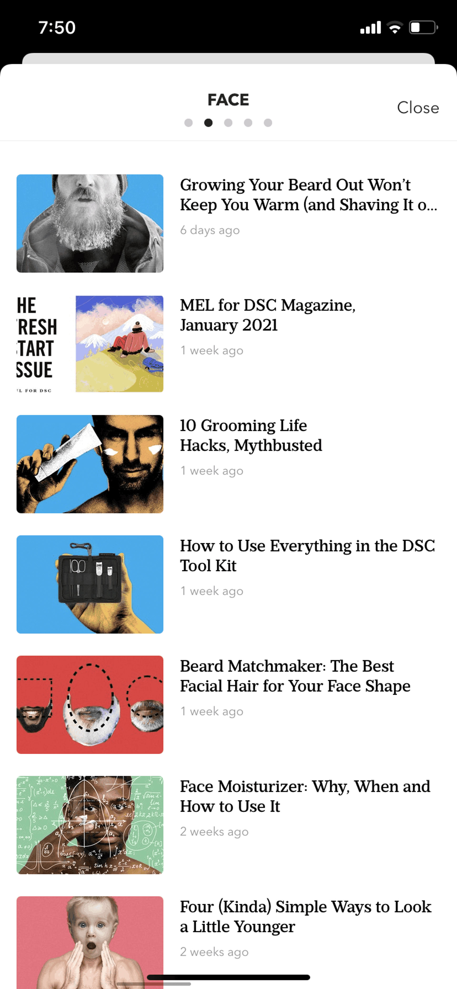 Dollar Shave Club iOS Shopping interface screenshot 15