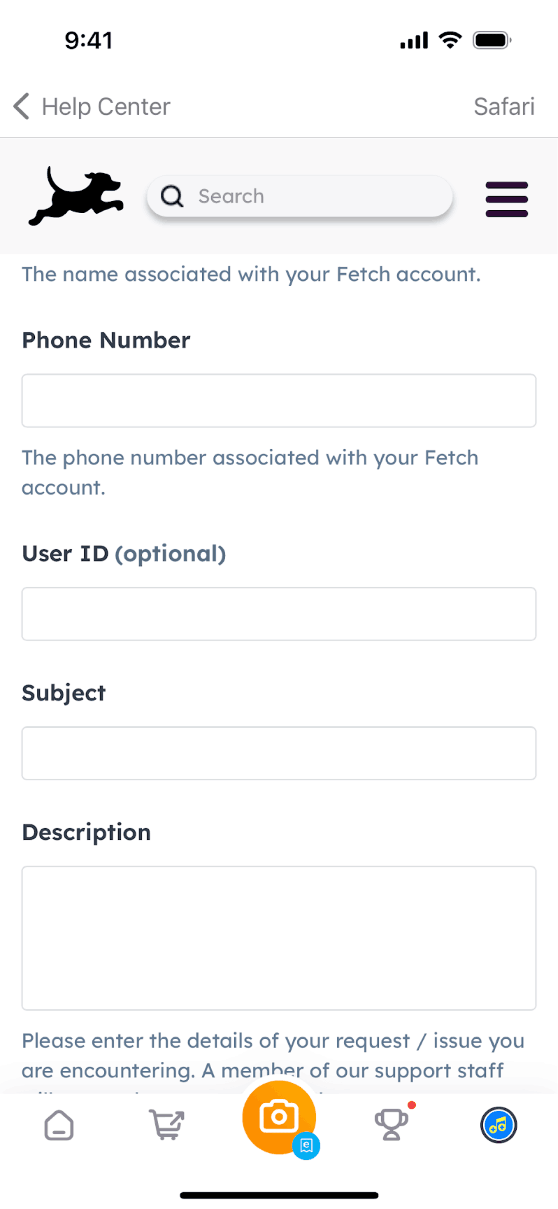 Fetch iOS Shopping interface screenshot 7