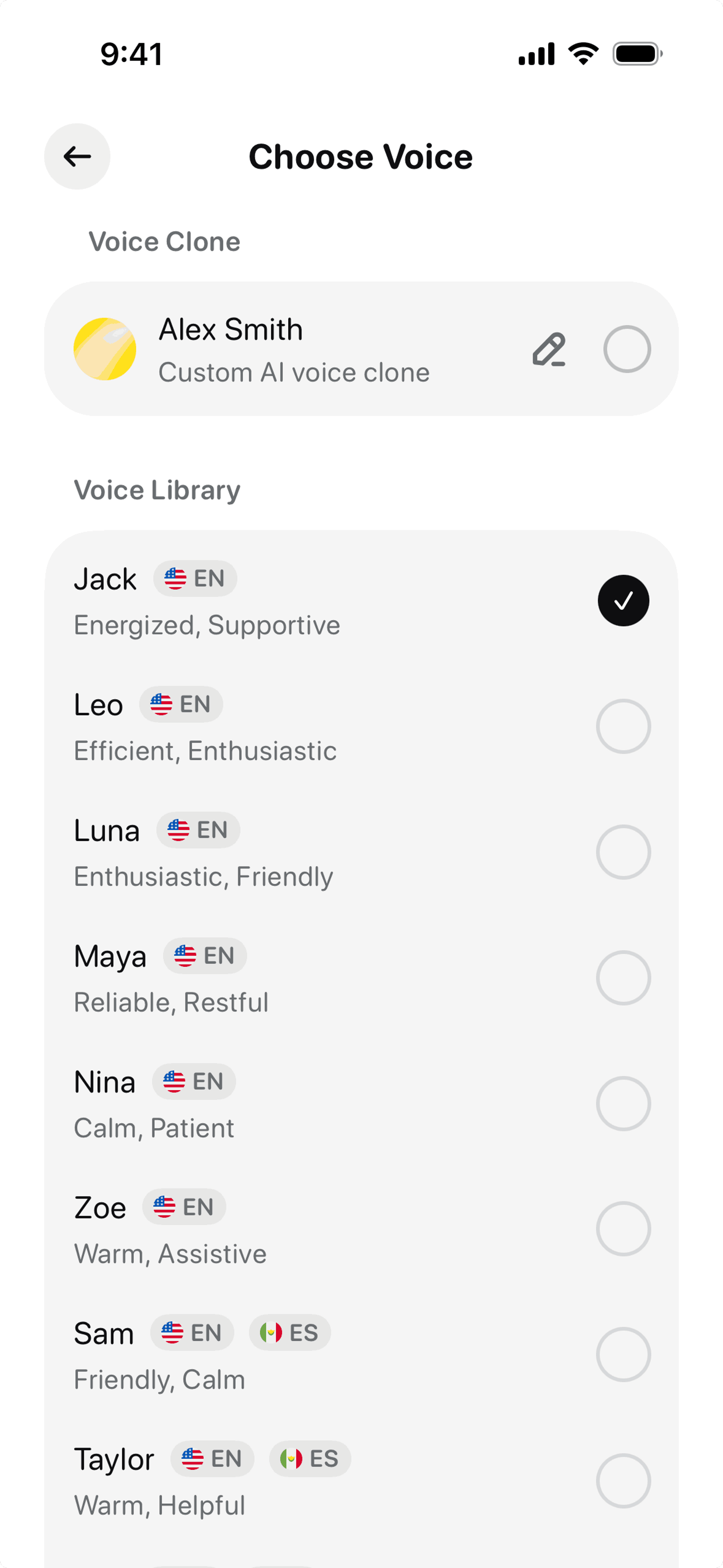 Beside iOS AI interface screenshot 5
