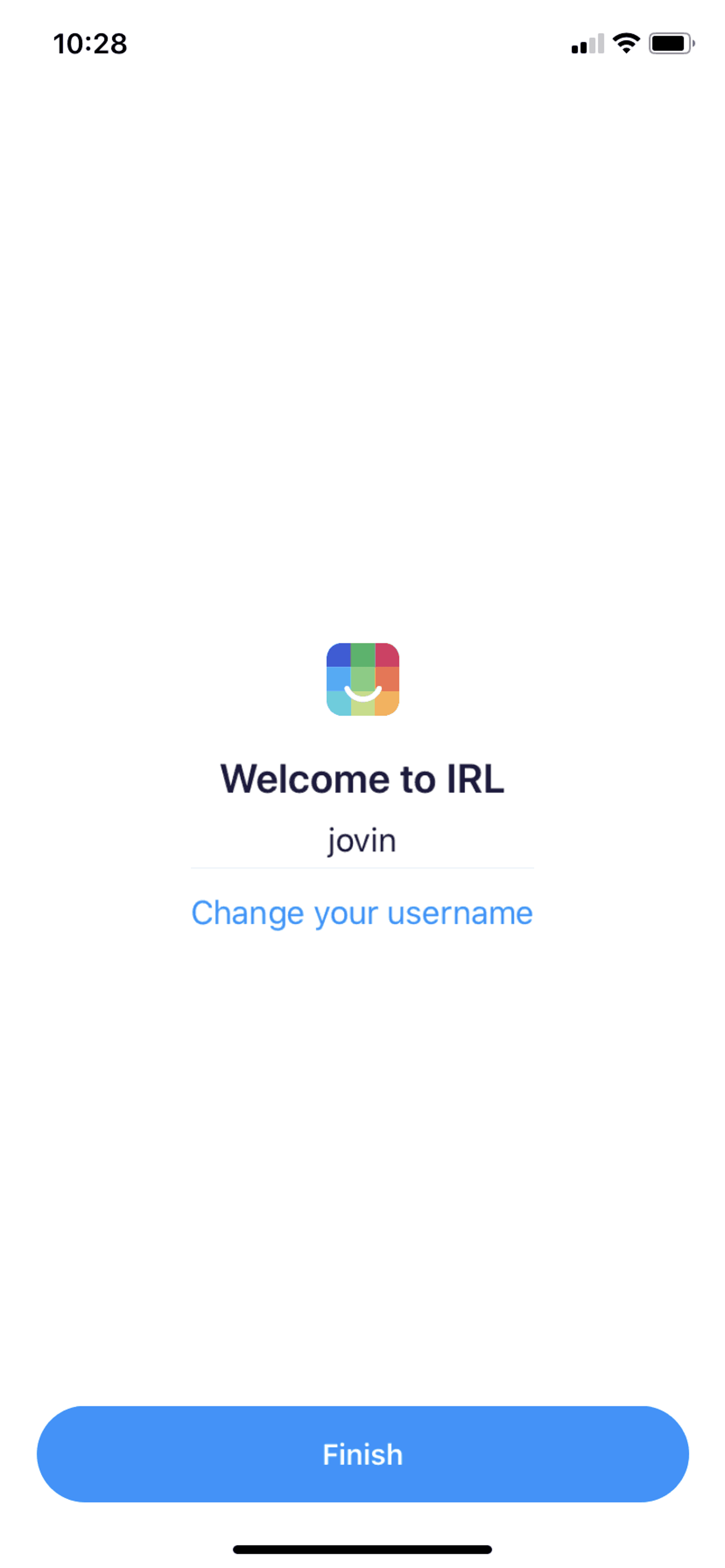 IRL iOS Social Networking interface screenshot 10
