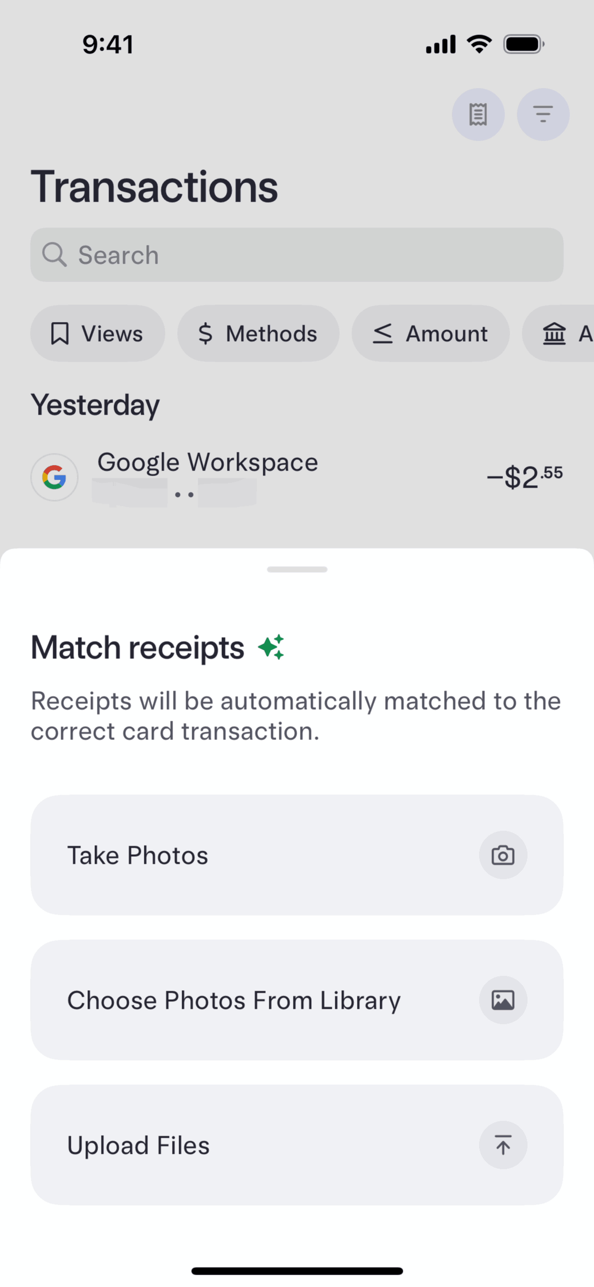 Mercury iOS Finance interface screenshot 17