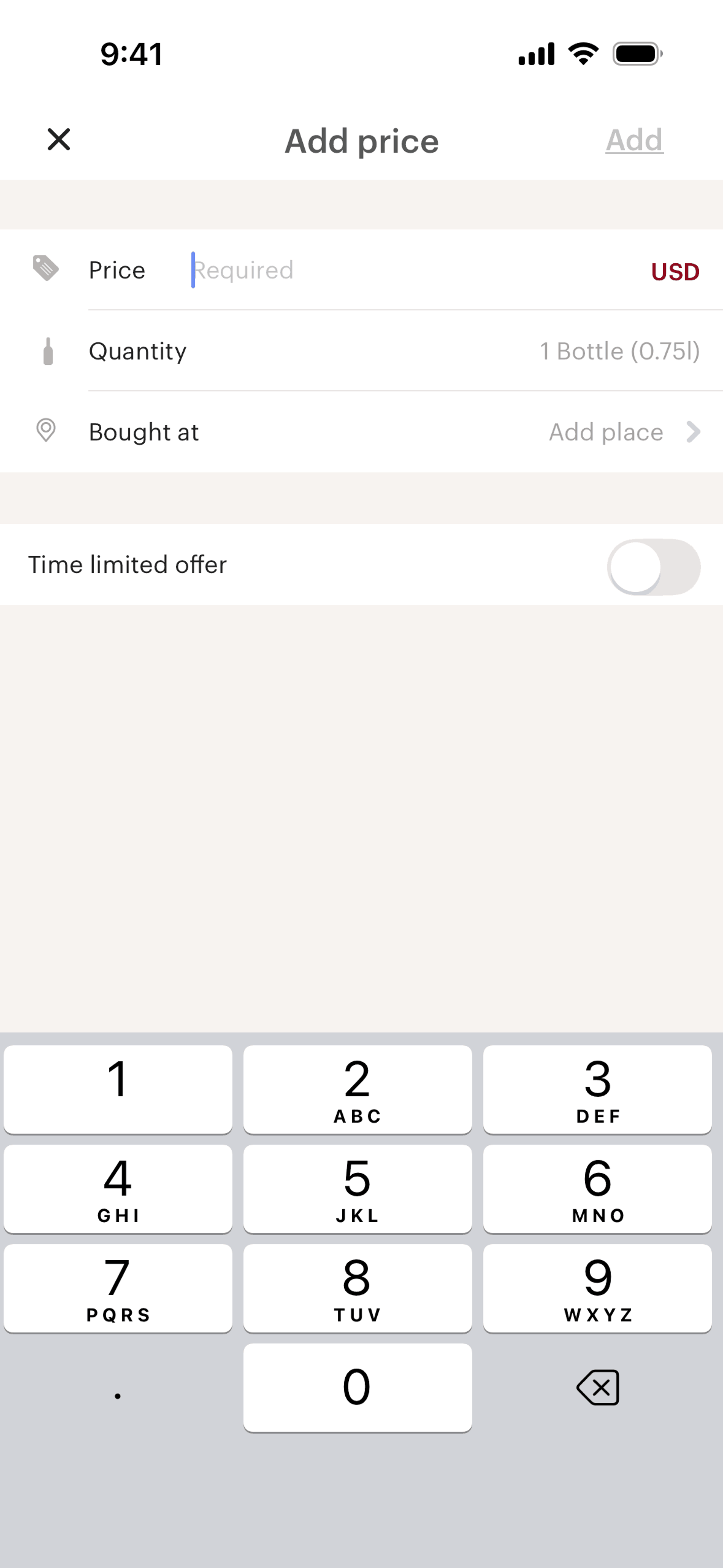 Vivino iOS Shopping interface screenshot 15