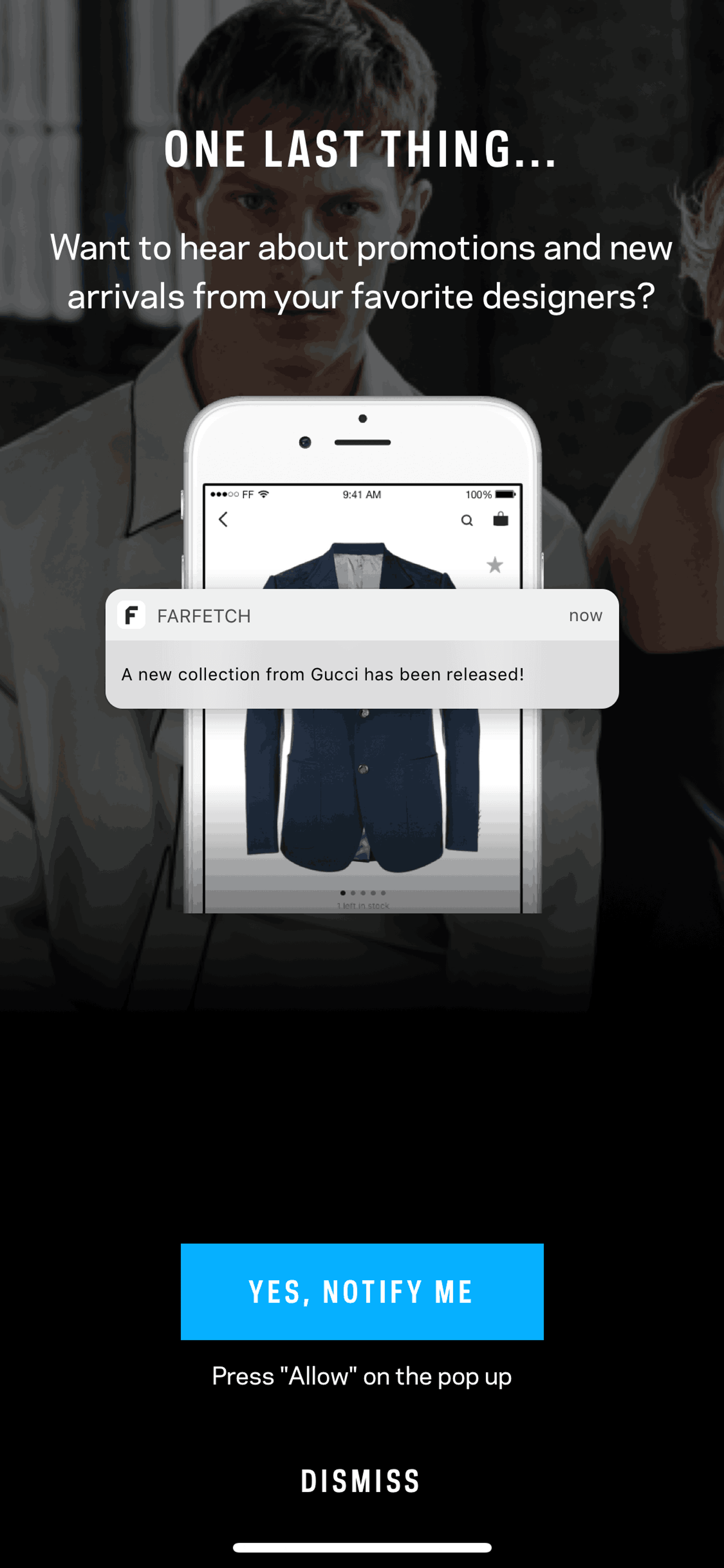 FARFETCH iOS Shopping interface screenshot 8