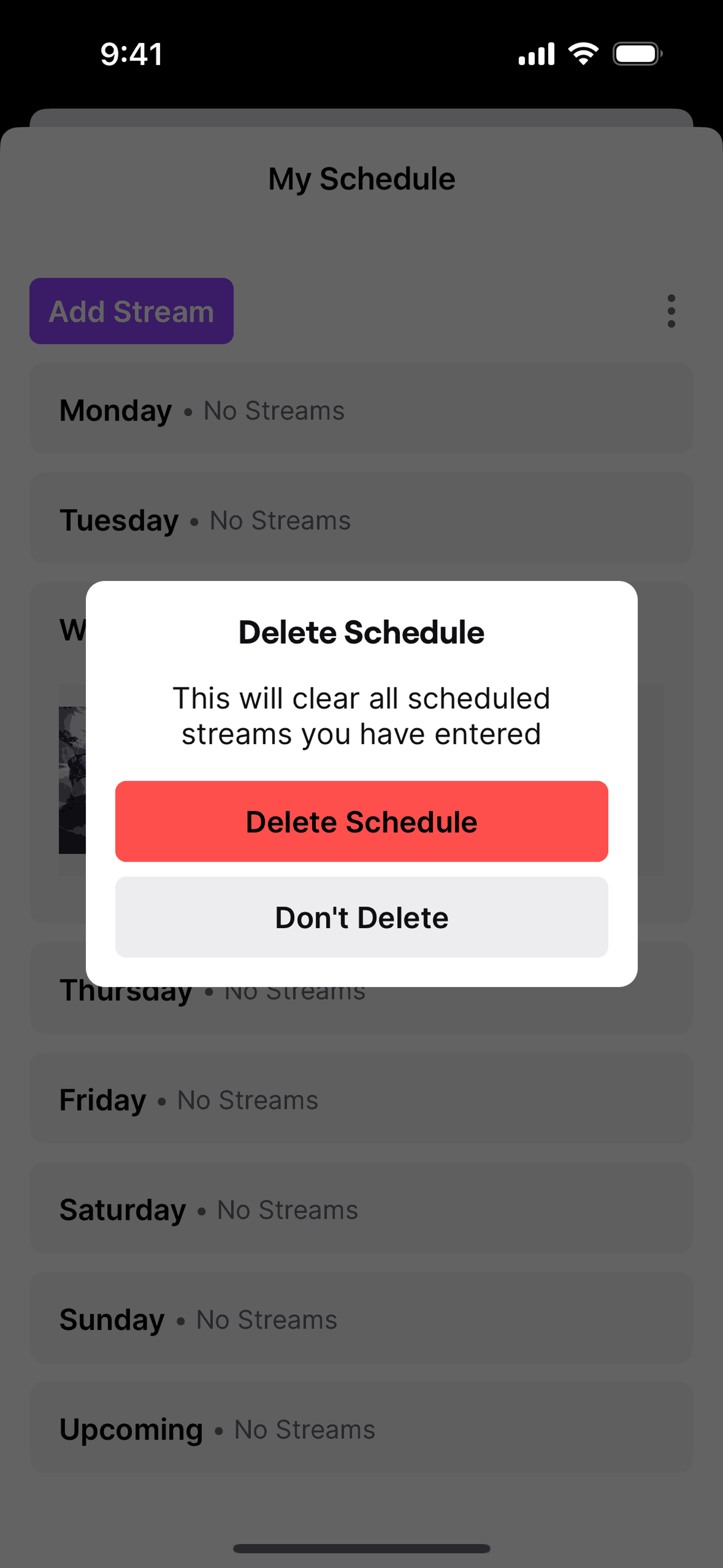 Twitch iOS Photo & Video interface screenshot 19