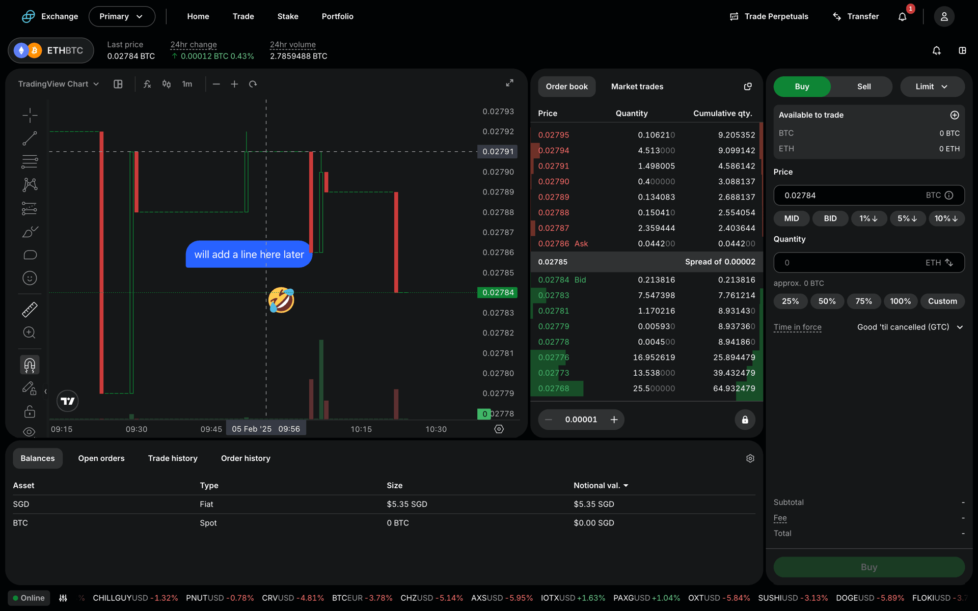 Gemini Web Finance interface screenshot 18