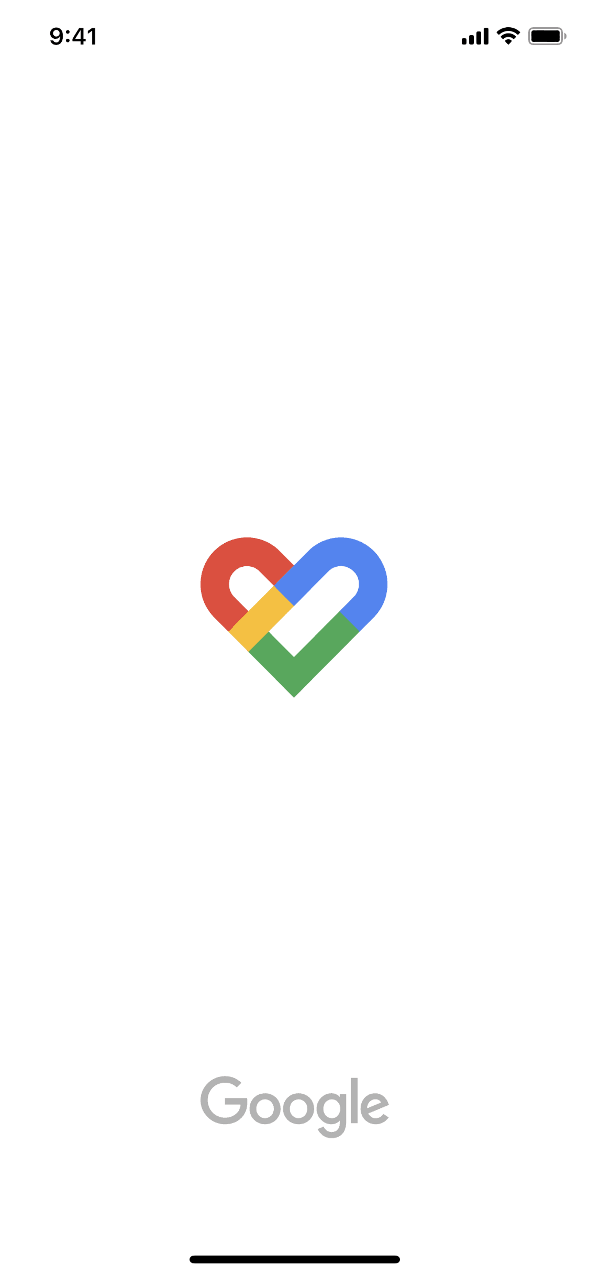 Google Fit iOS Health & Fitness interface screenshot 1