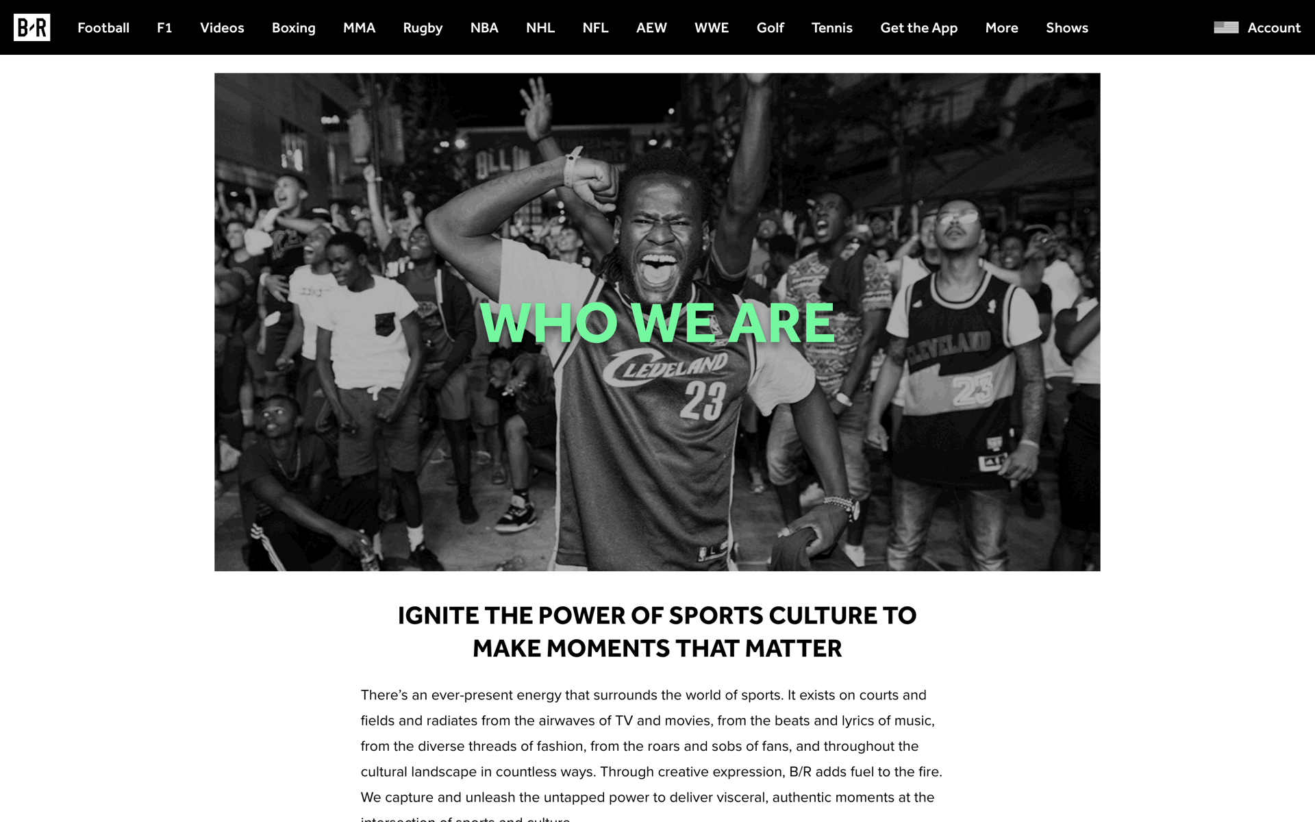 Bleacher Report Web Sports interface screenshot 19