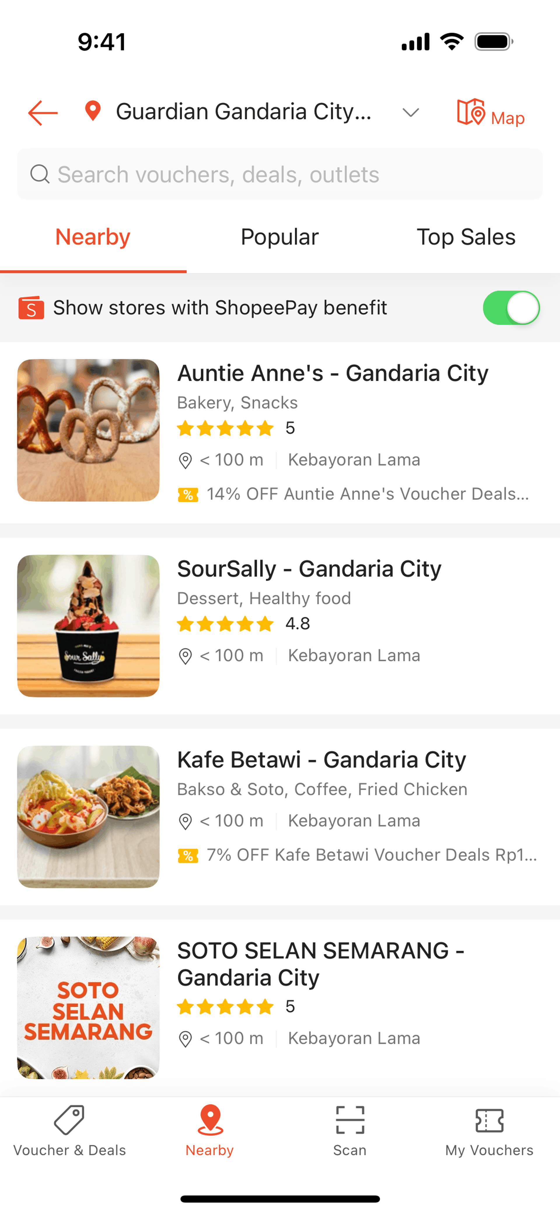 Shopee iOS Shopping interface screenshot 24