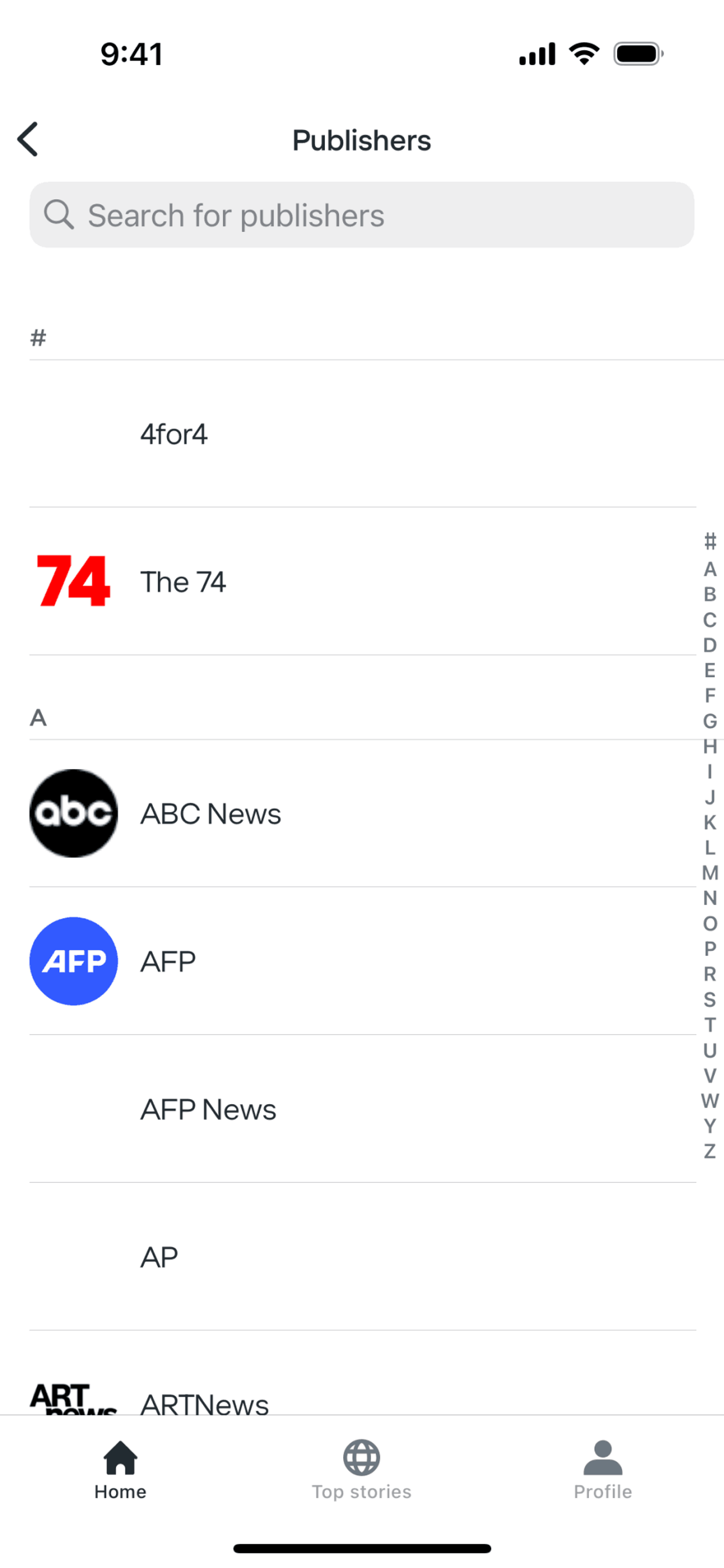 Yahoo News iOS News interface screenshot 18