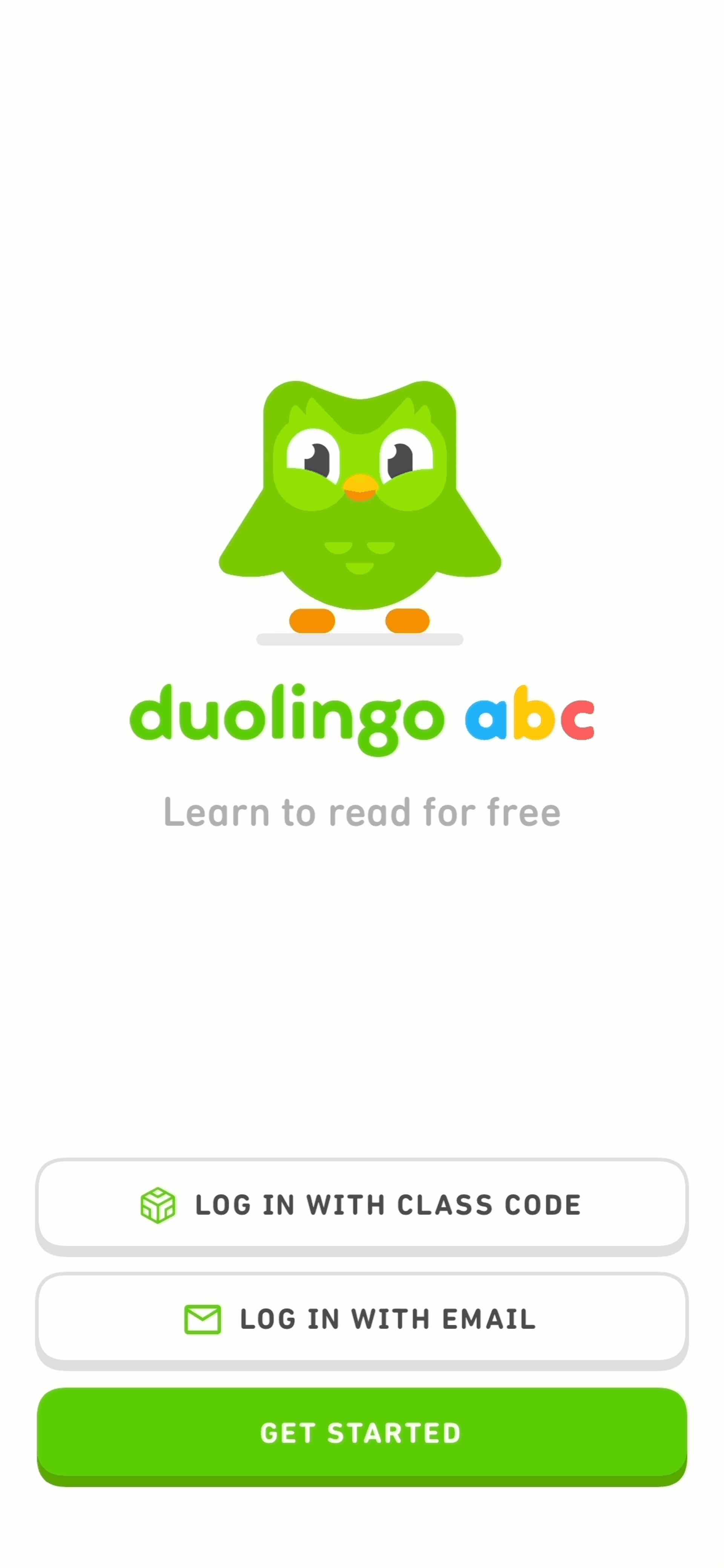 Duolingo ABC iOS Education interface screenshot 2