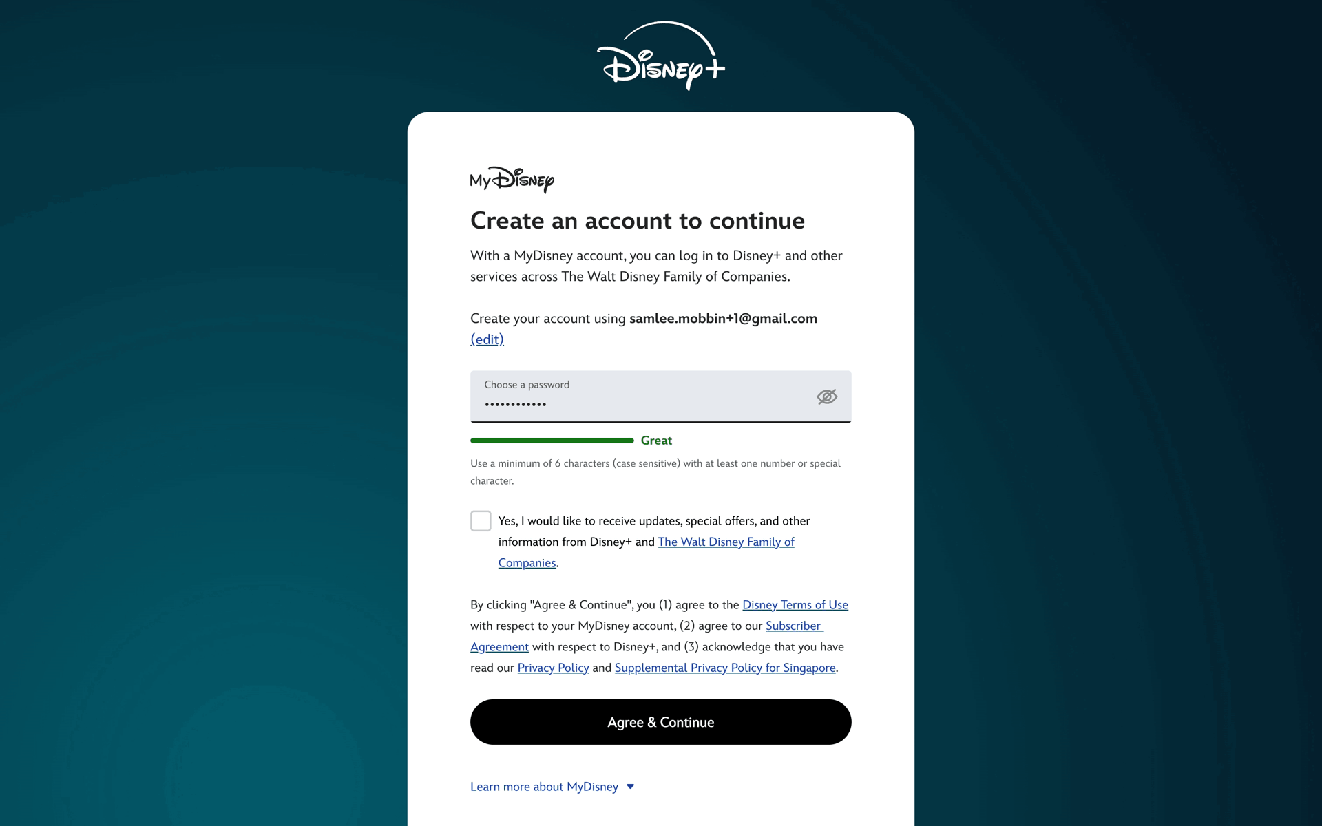 Disney+ Web Entertainment interface screenshot 9