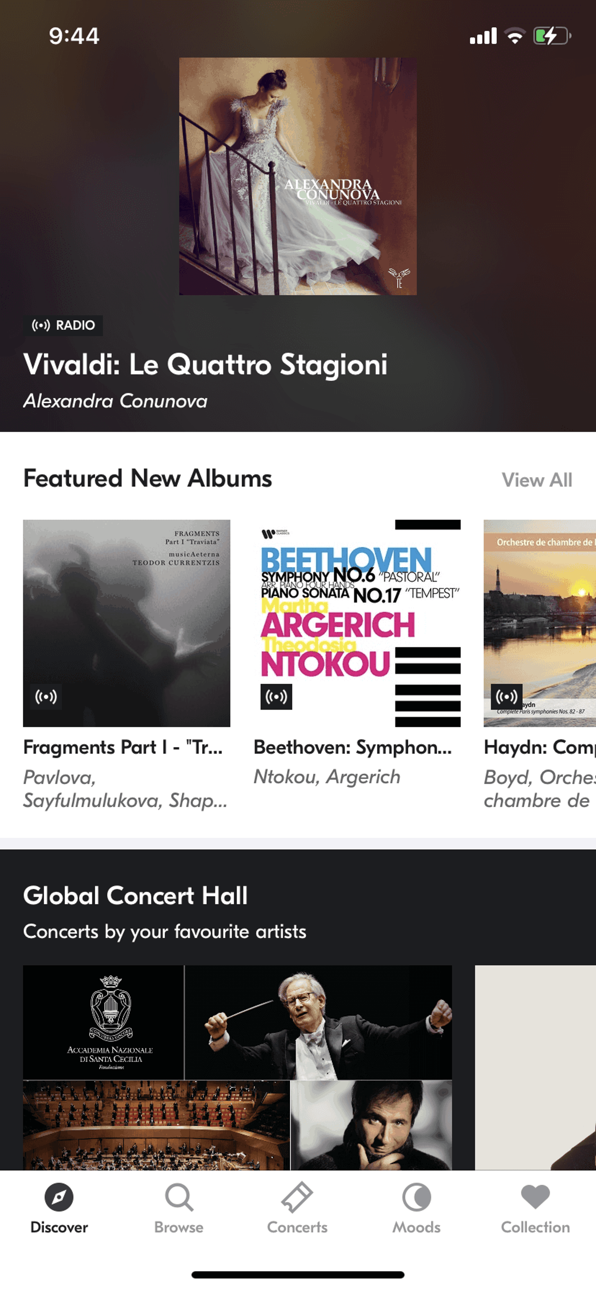IDAGIO iOS Music & Audio interface screenshot 15
