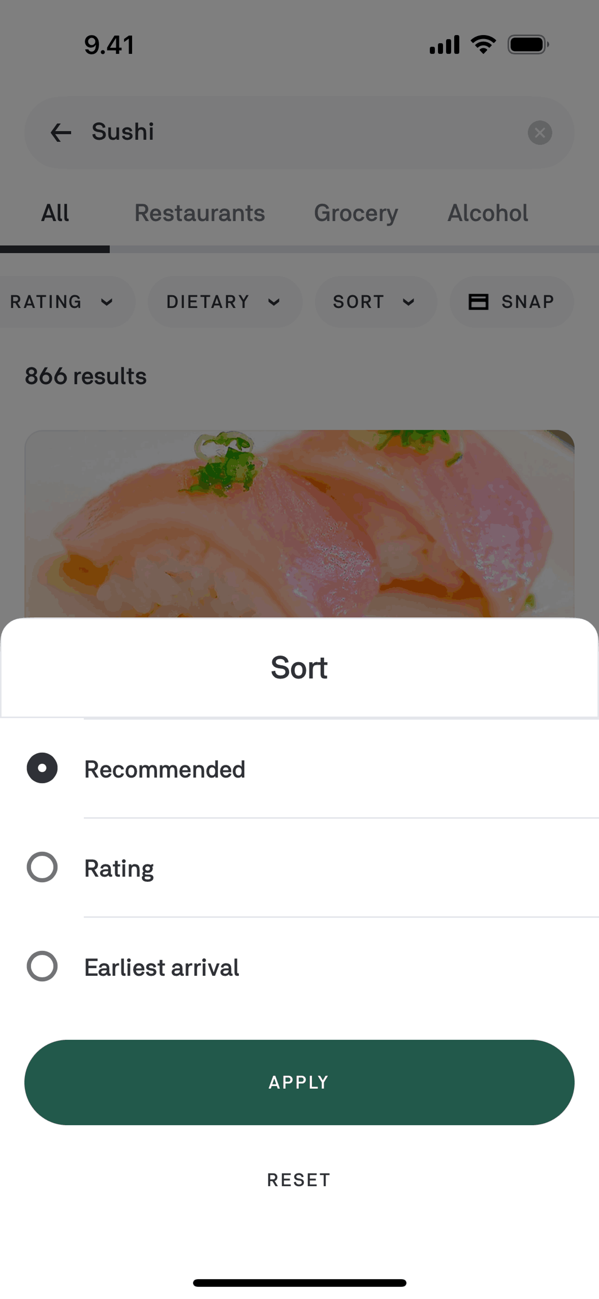 Postmates iOS Food & Drink interface screenshot 16
