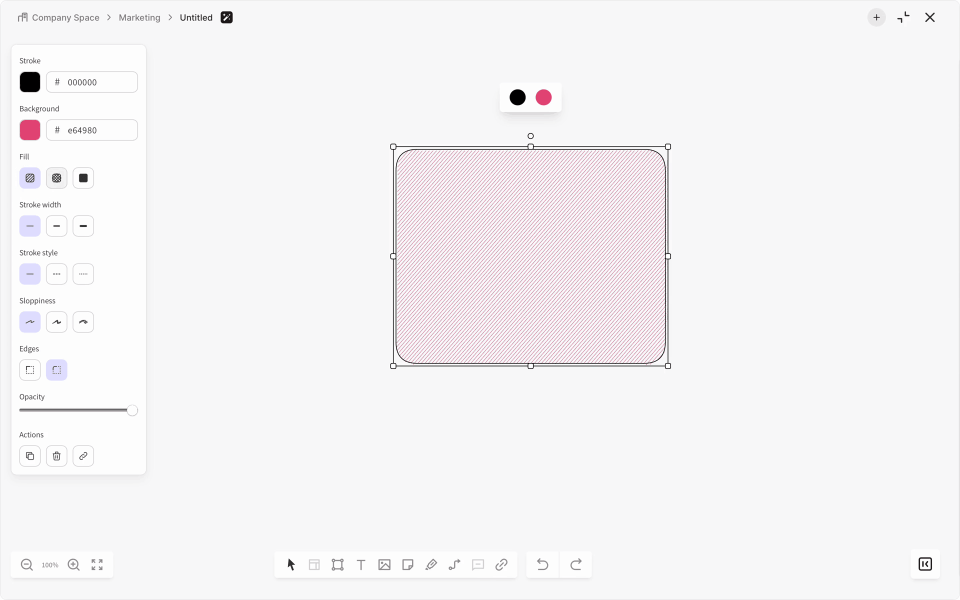 Frame Web AI interface screenshot 2