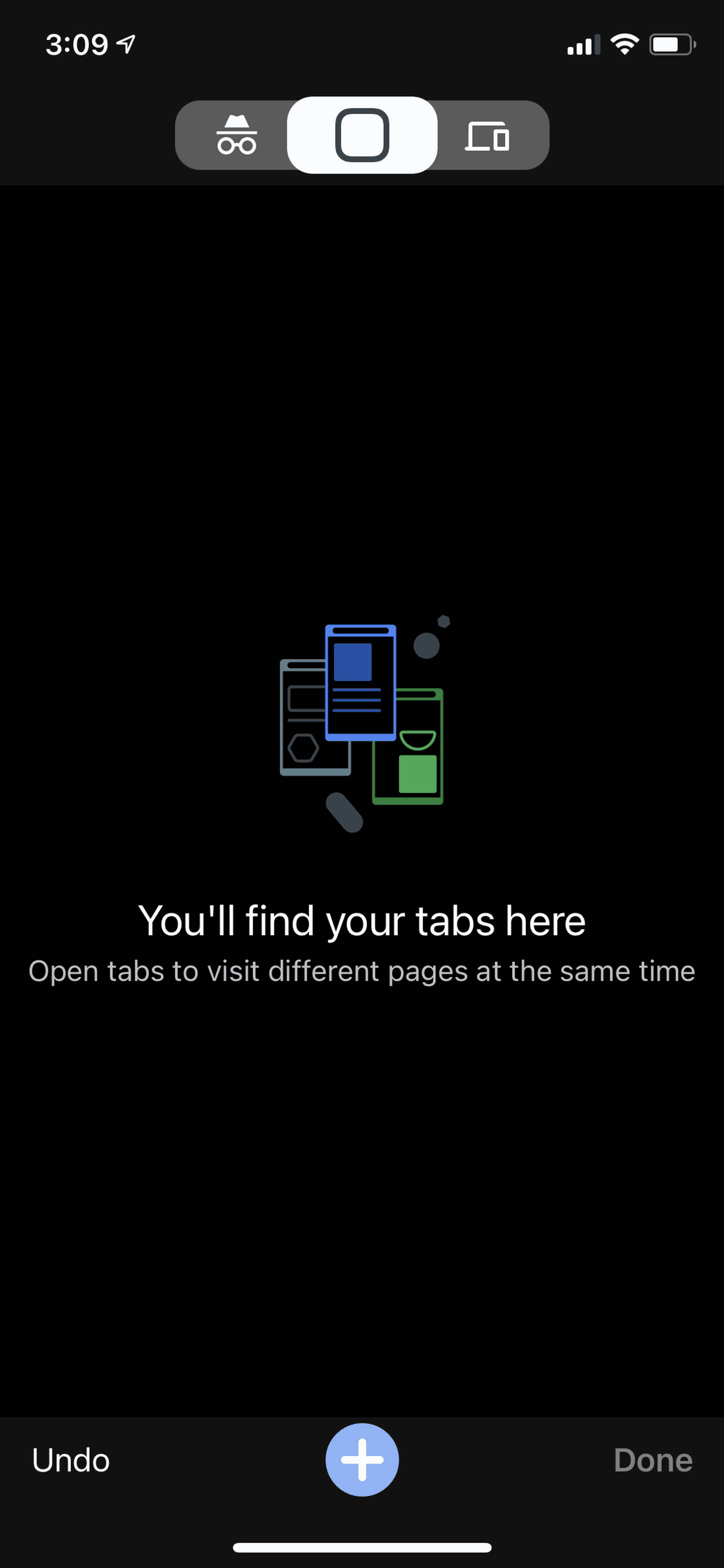 Google Chrome iOS Utilities interface screenshot 24