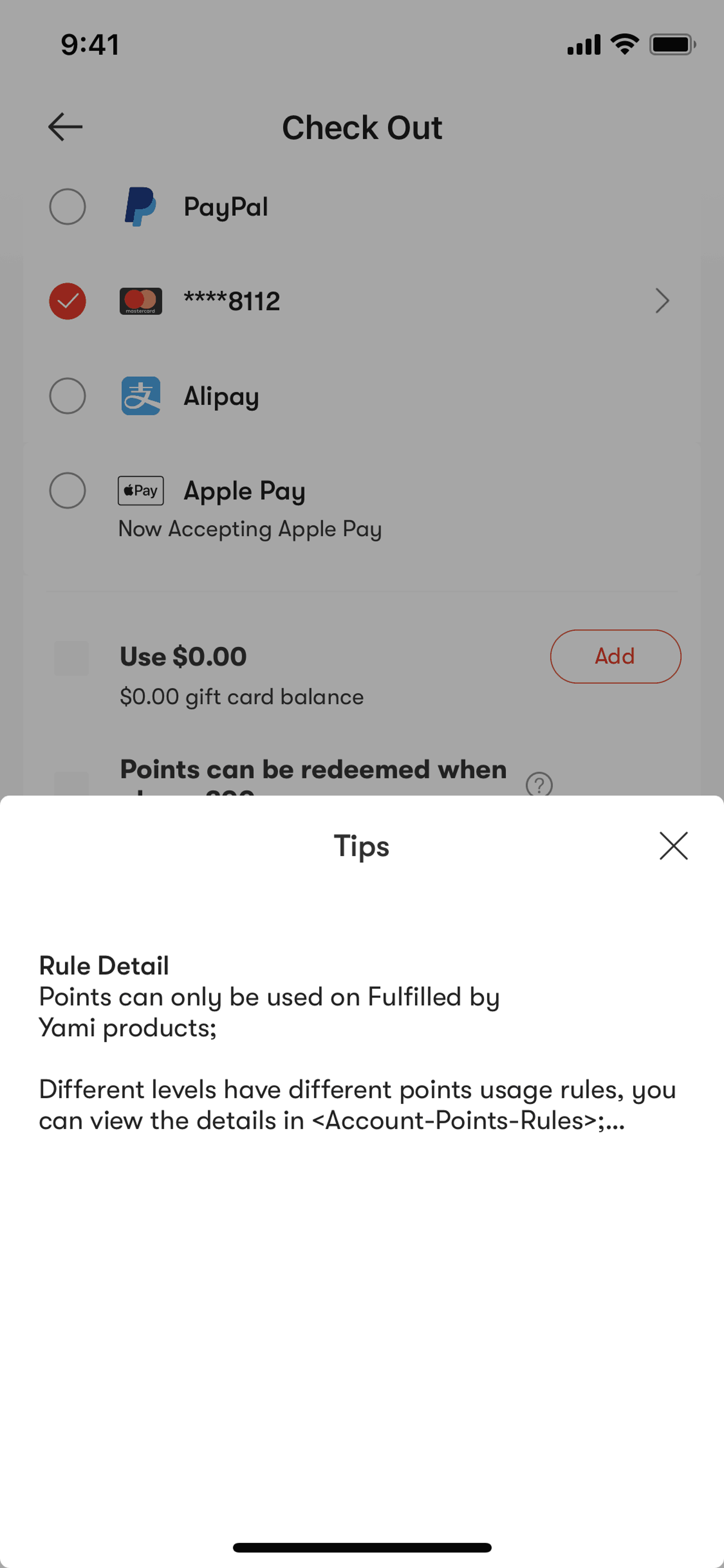 Yamibuy iOS Shopping interface screenshot 11