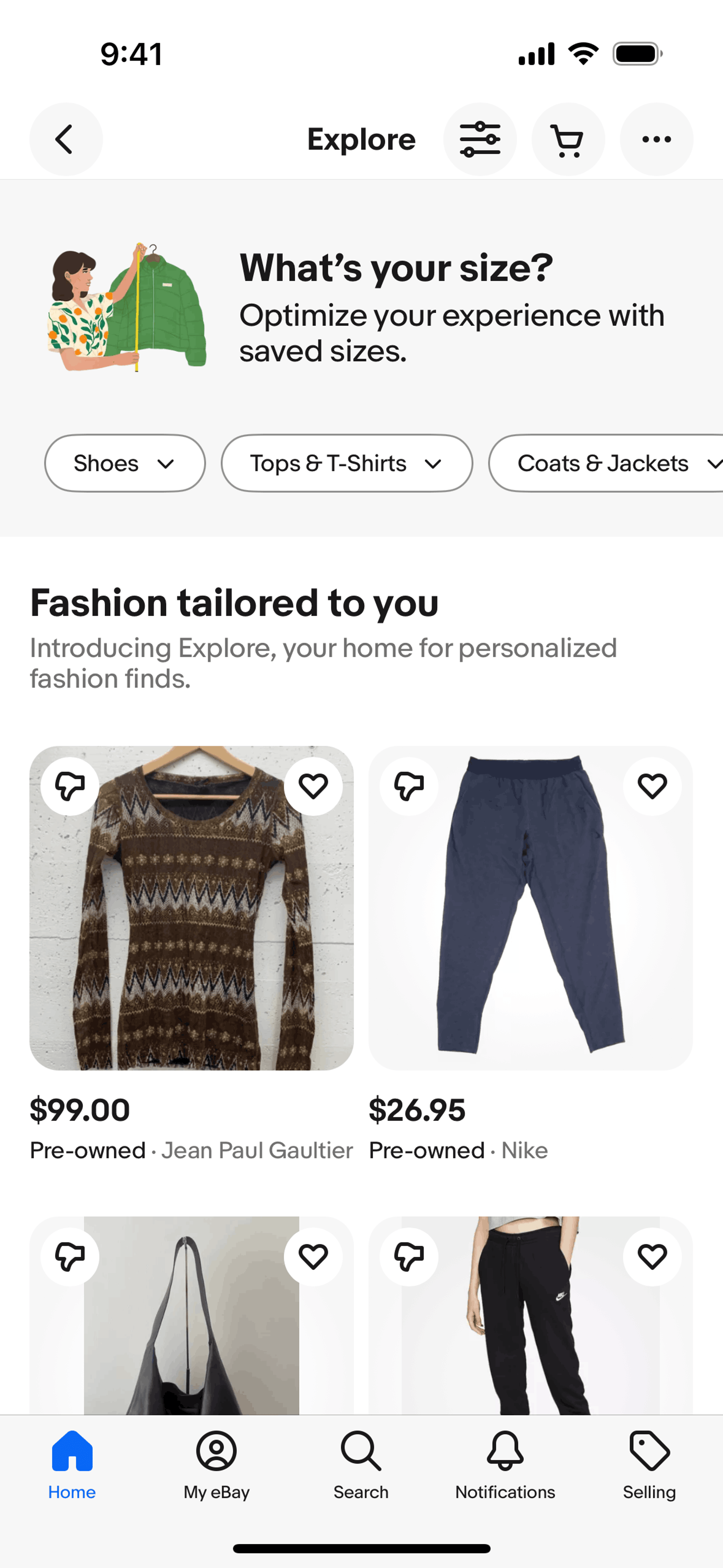 eBay iOS Shopping interface screenshot 24