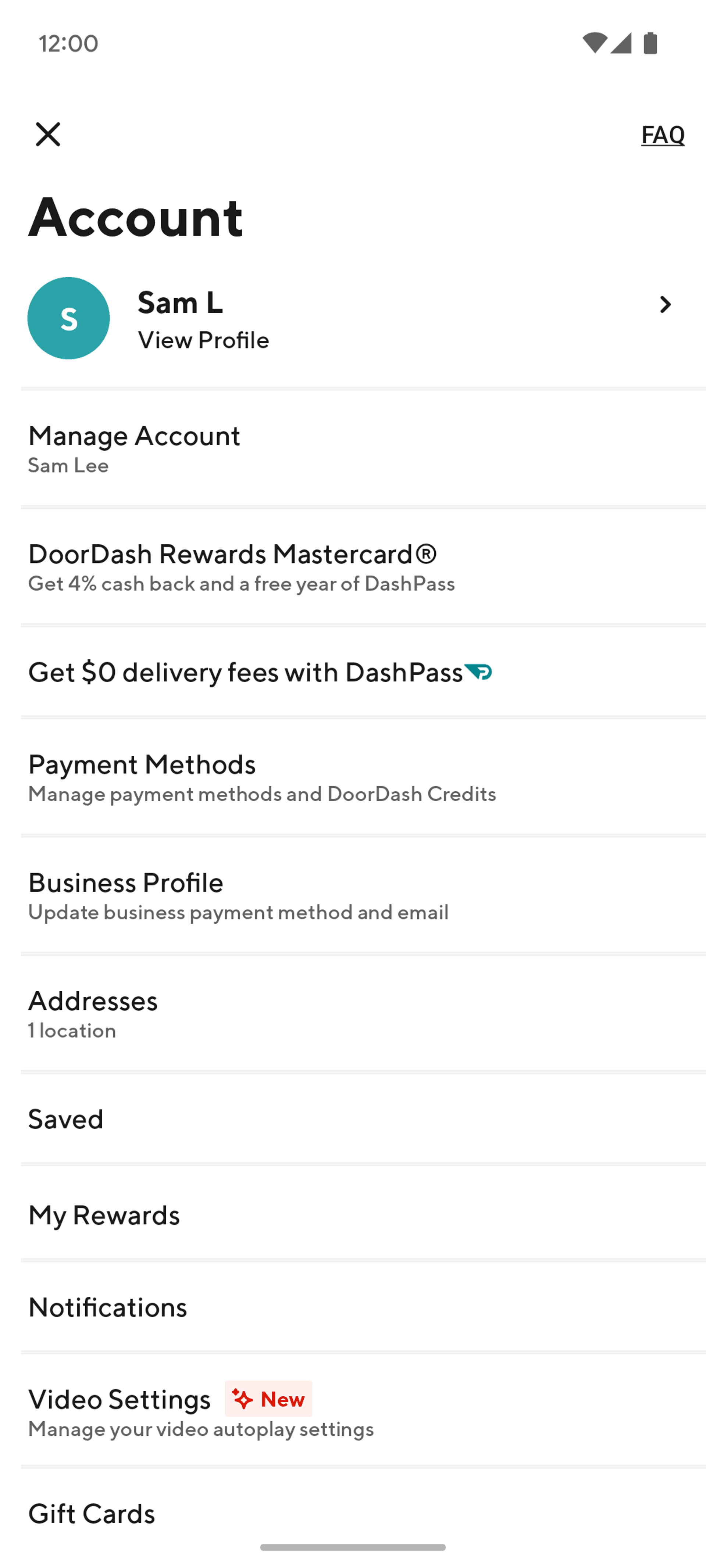 DoorDash Android Shopping interface screenshot 24