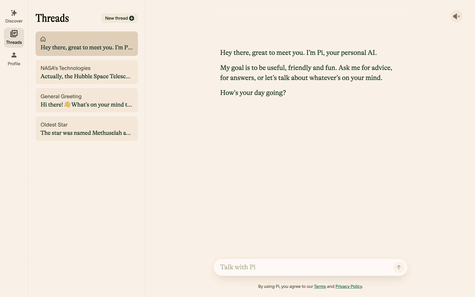 Pi Web AI interface screenshot 8